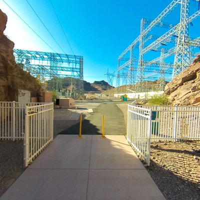 Exit Gate to Bureau of Reclamation Area