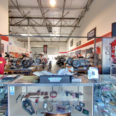 Motorcycle Parts Display