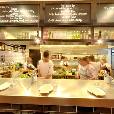 Live Cooking Counter