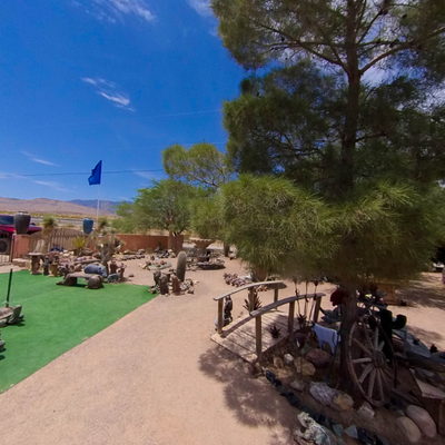 Pots and Sculptures Display