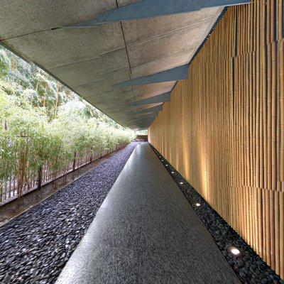 Bamboo Trees Hallway