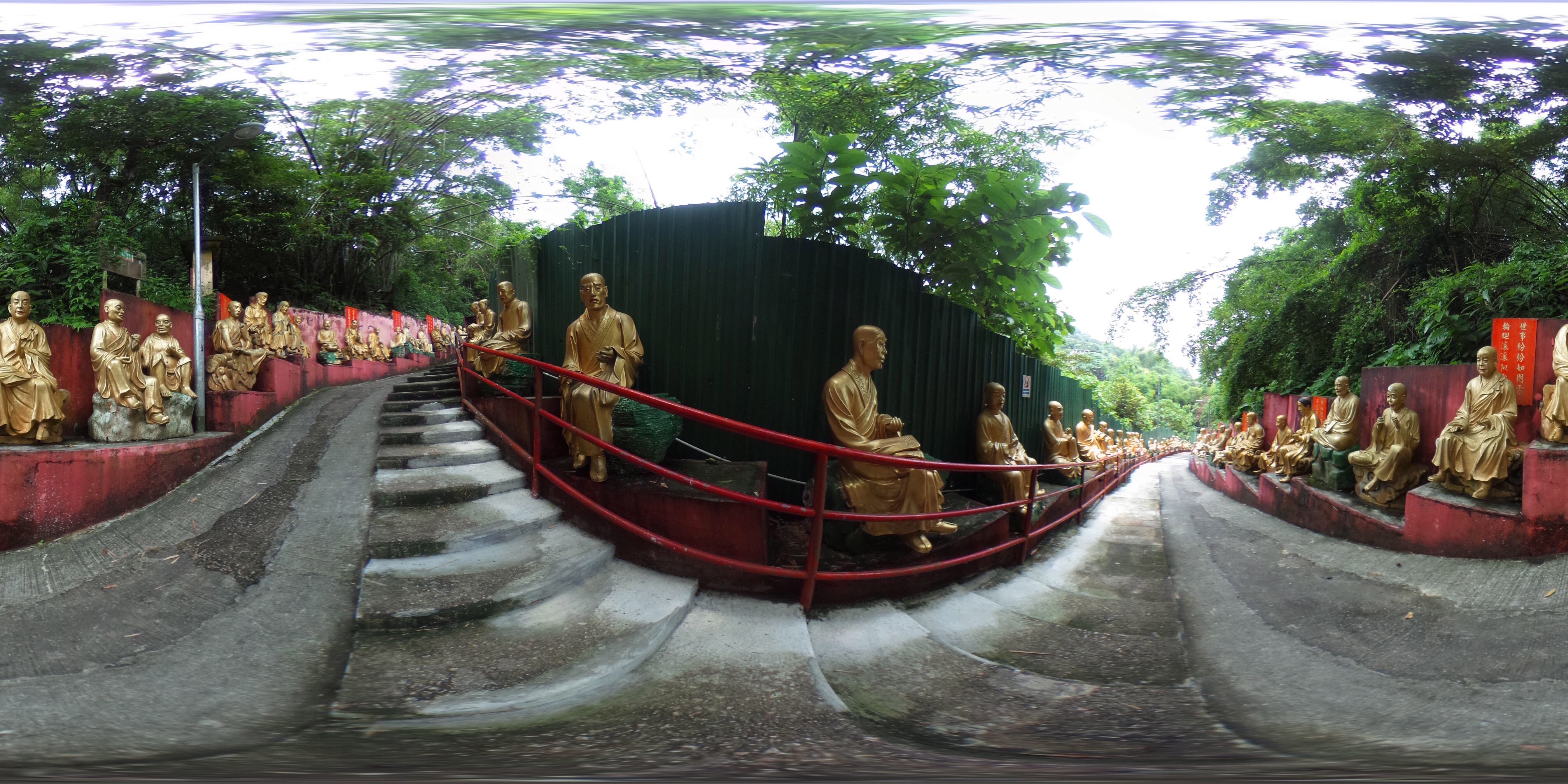 Stairs with Statues (Lower Level)