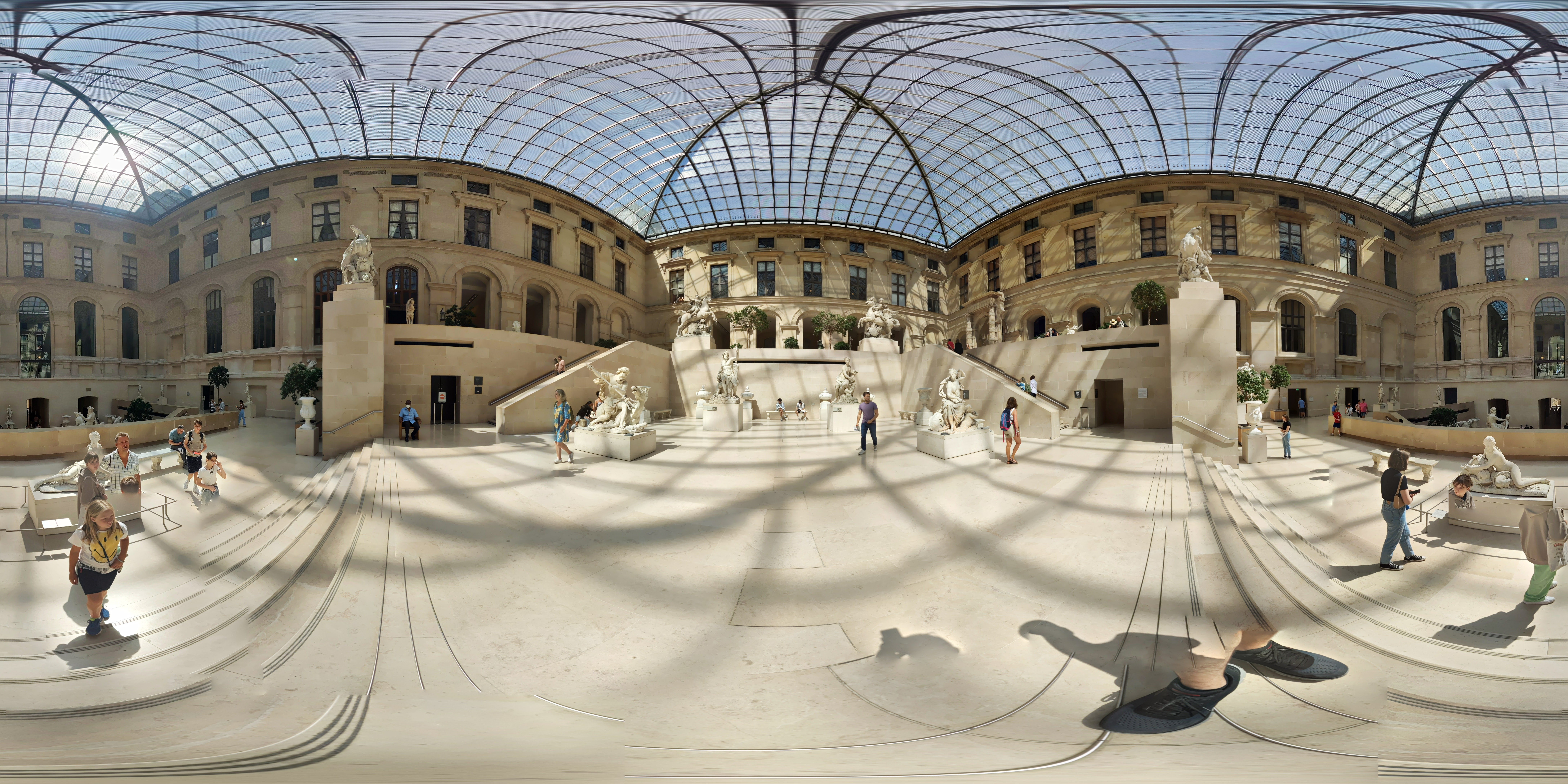 The Louvre's Cour Marly