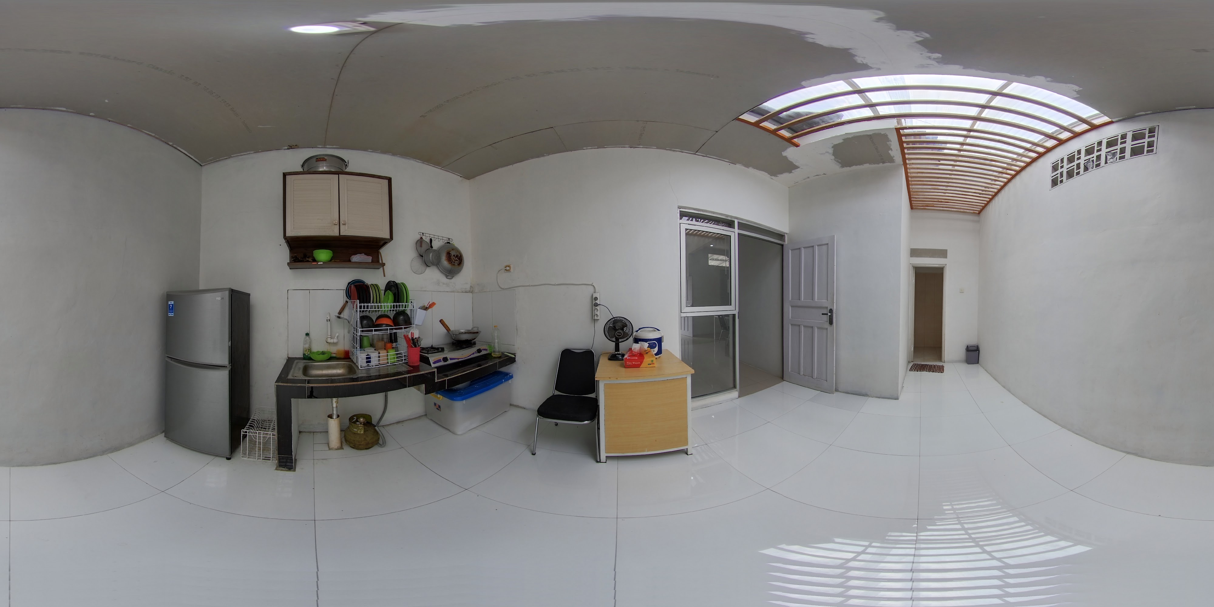 Modern Kitchen and Living Space