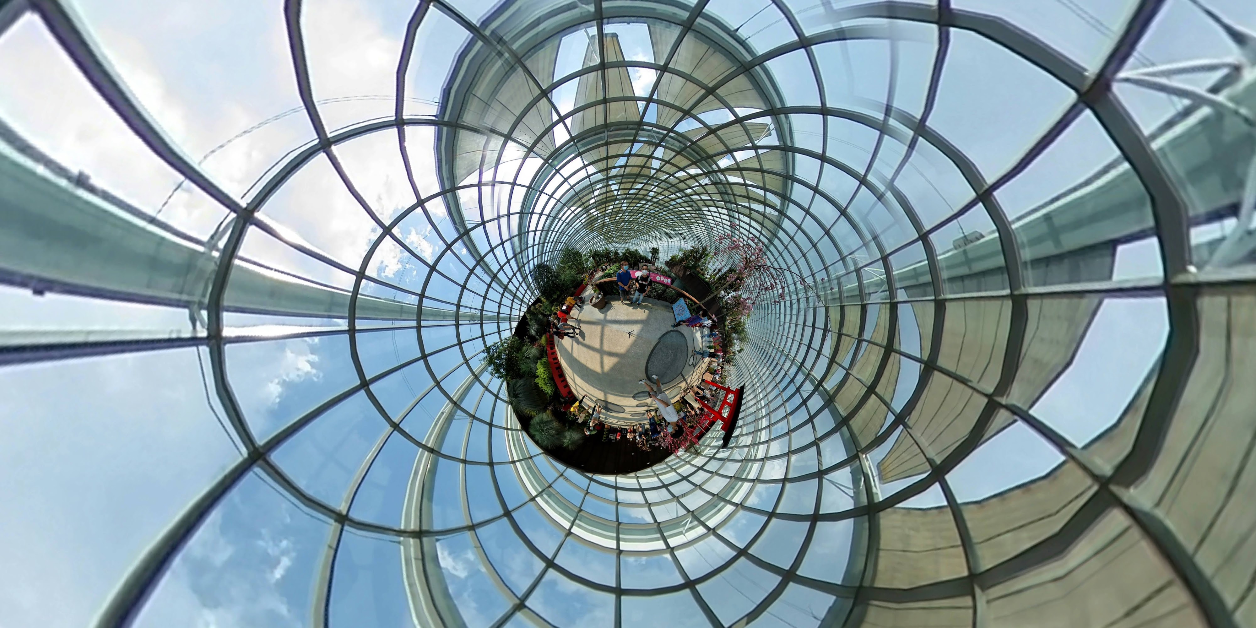 Glass Dome From Inside