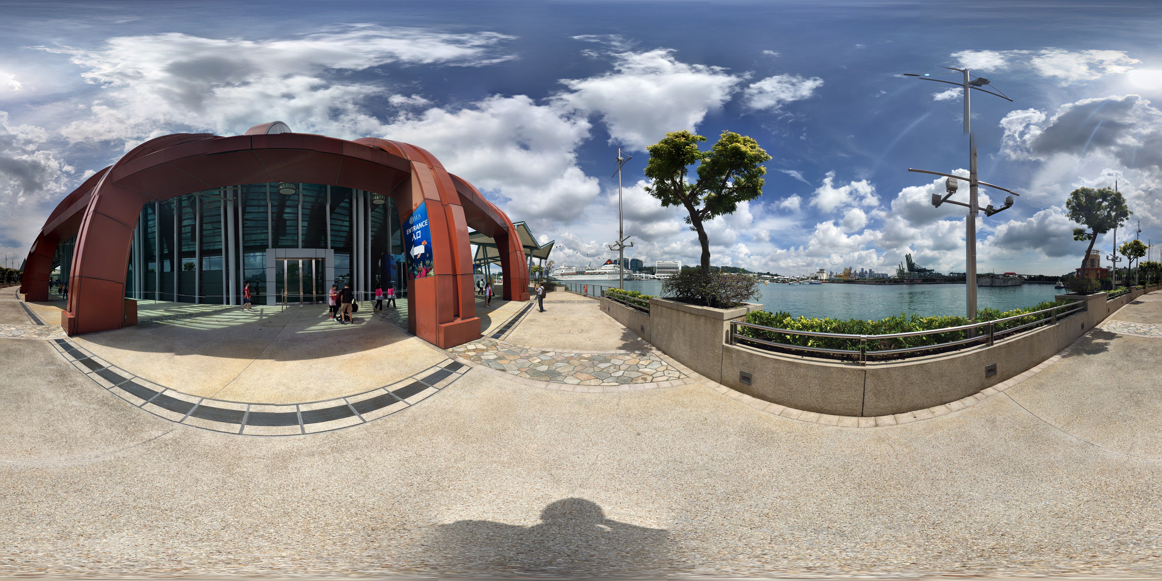 Maritime Museum Waterfront Scene