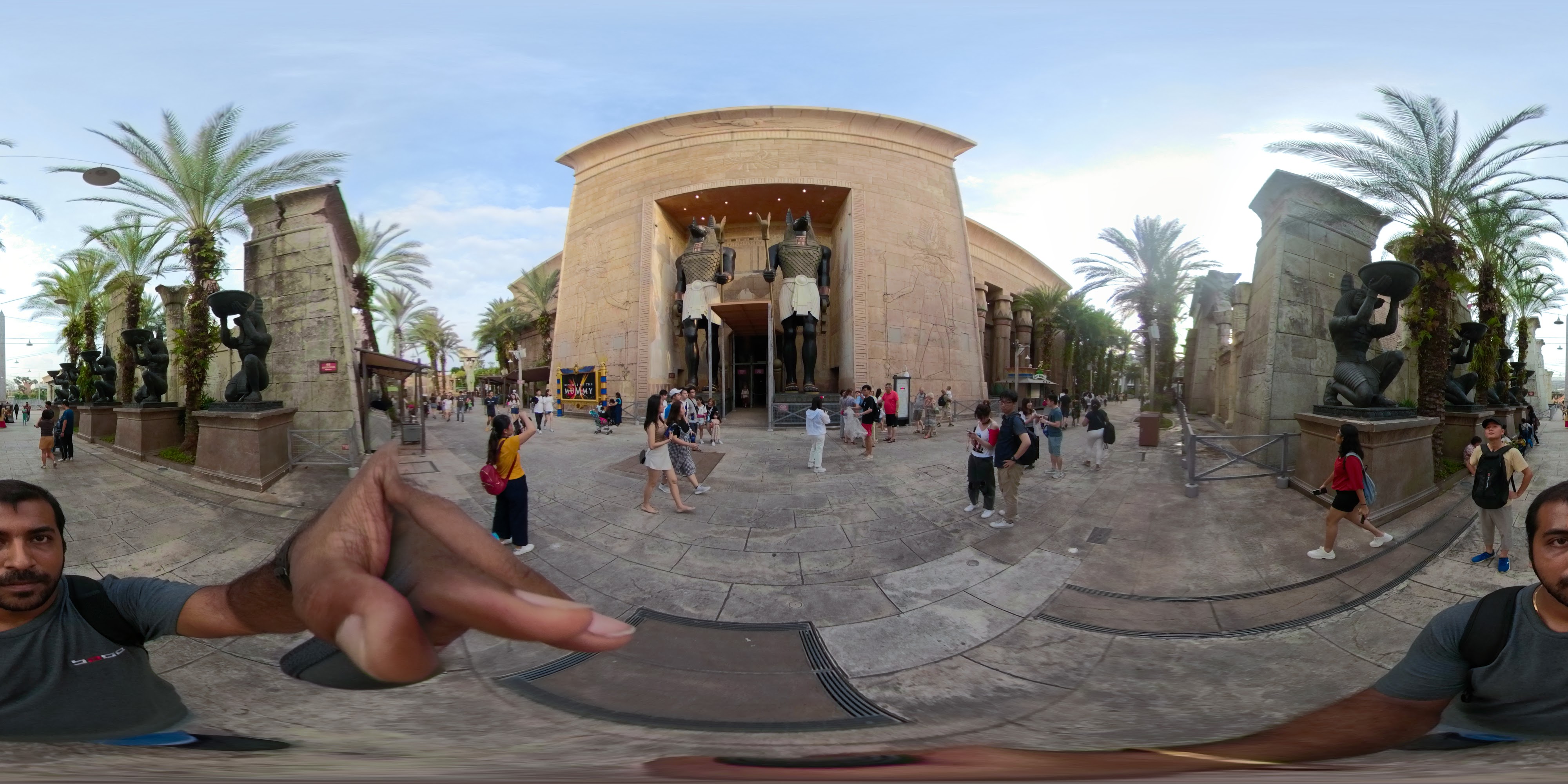 Ancient Themed Entrance Plaza