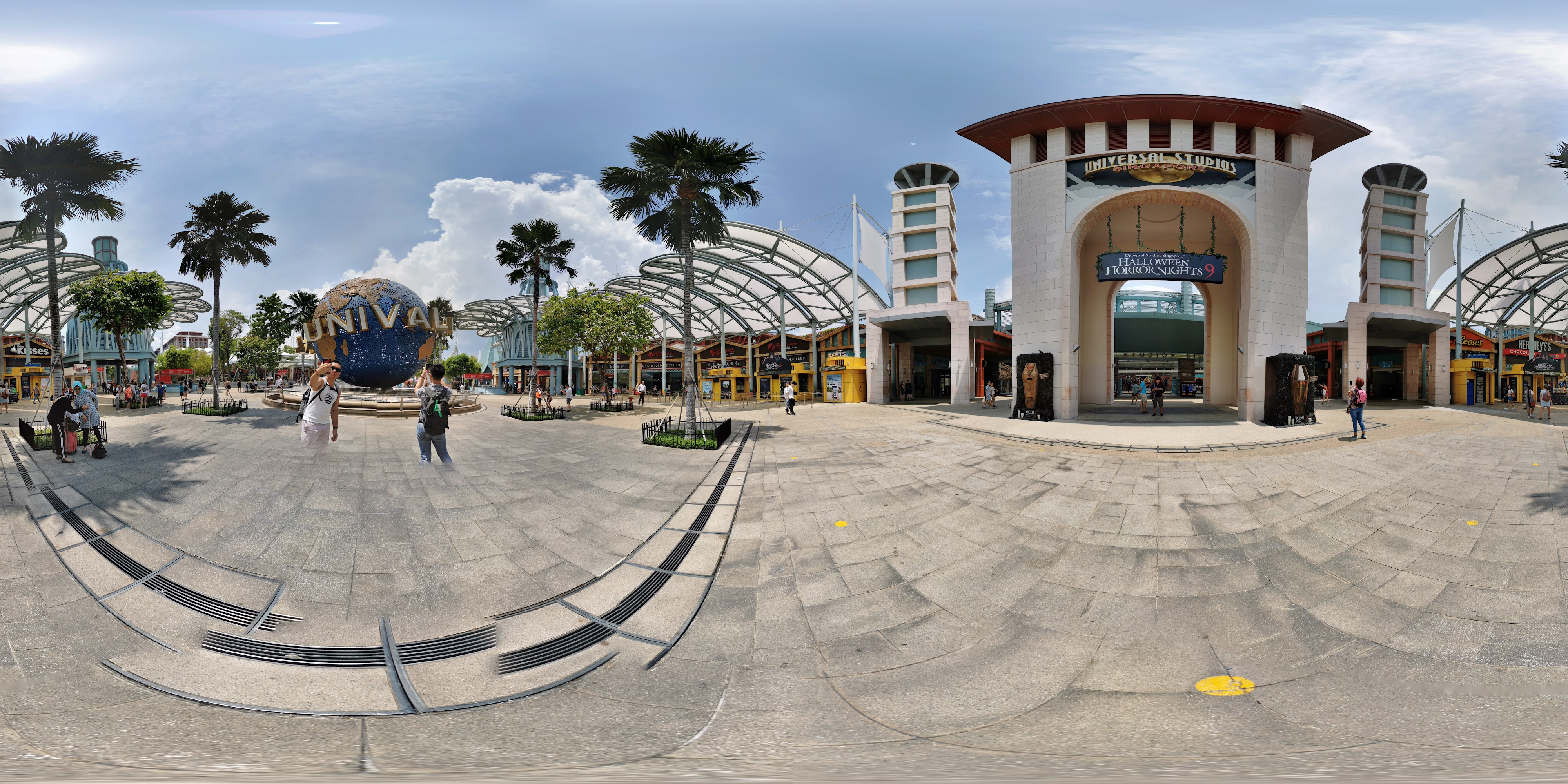 Theme Park Entrance Area