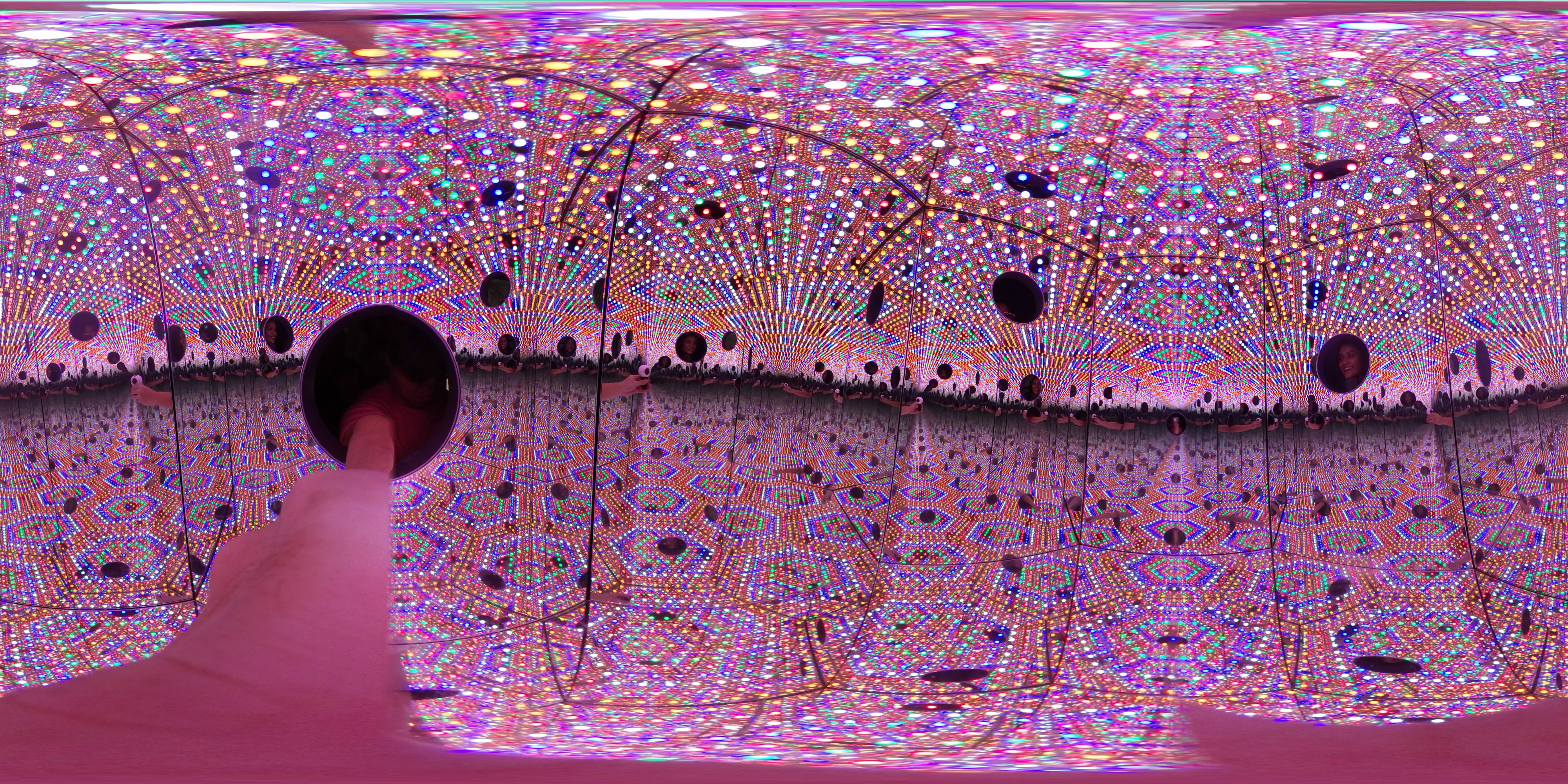 Vibrant Lights Installation Inside.