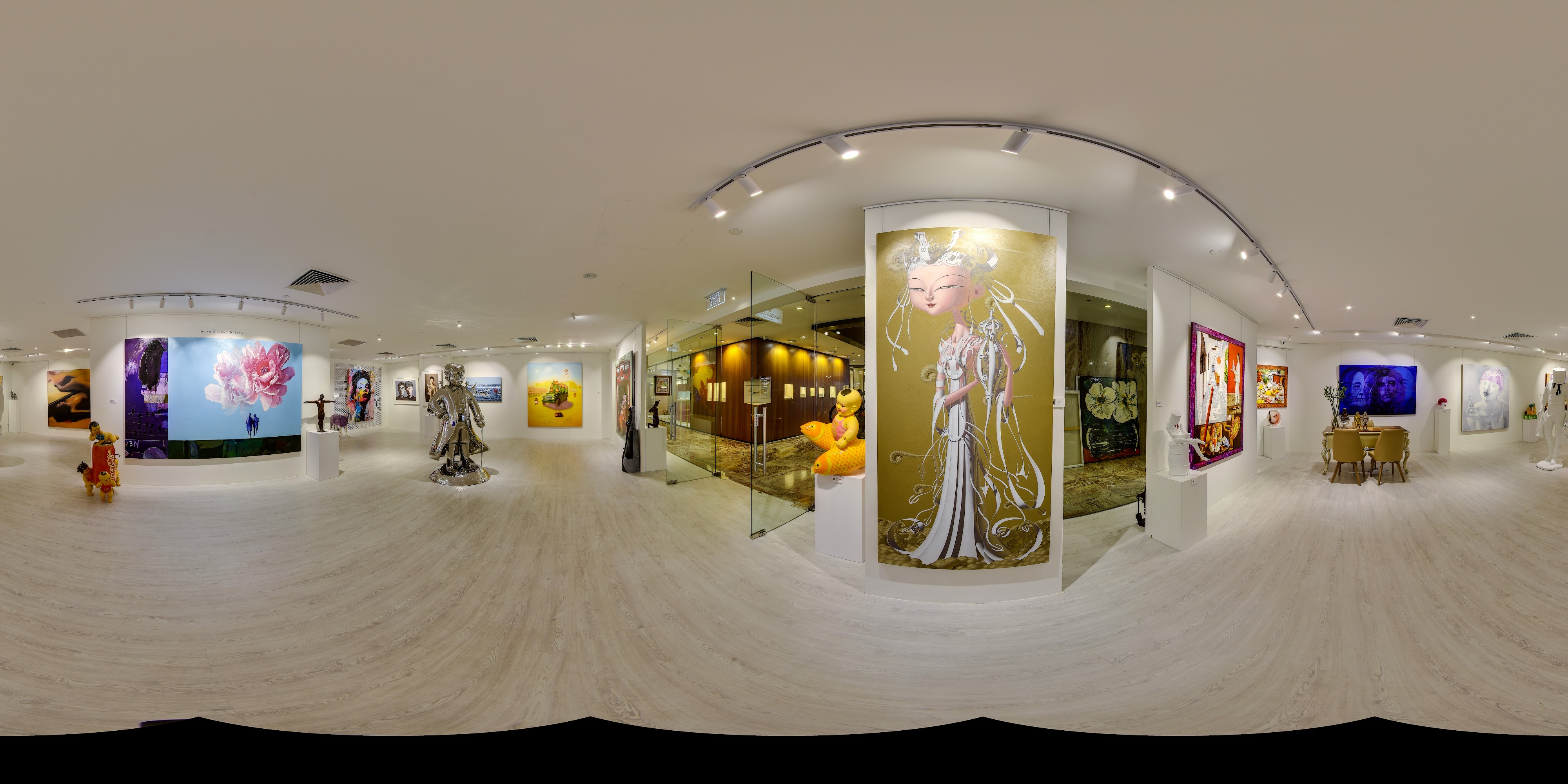 Contemporary Art Exhibition Room