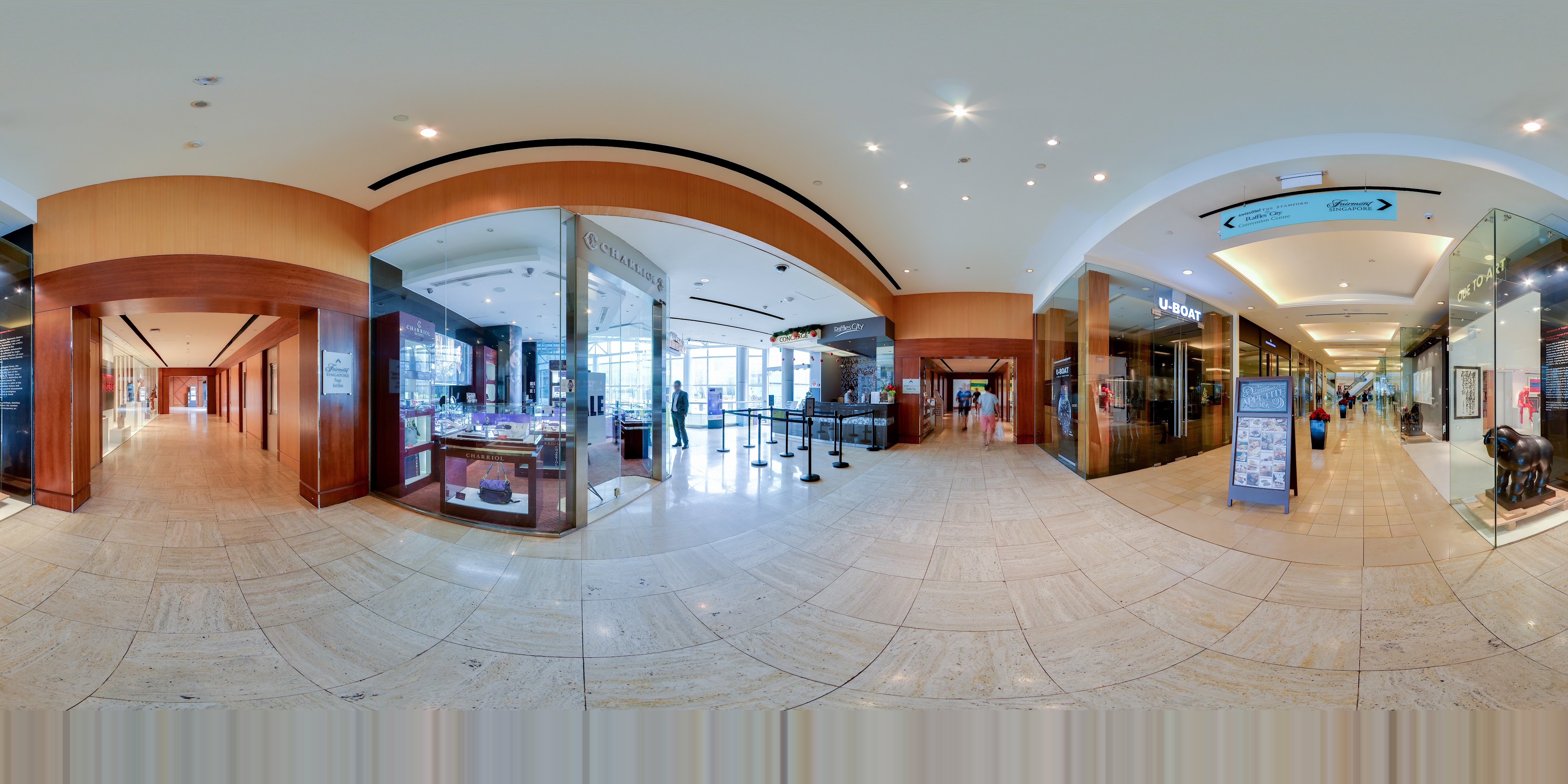 Elegant Art Gallery Passageway