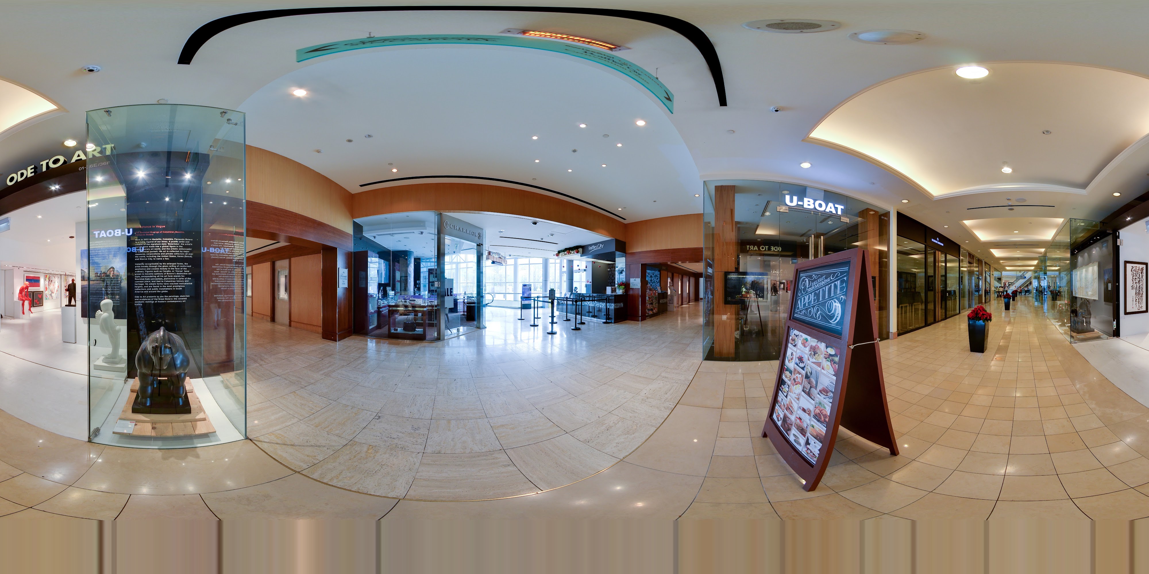 Gallery Corridor of Luxury Brands