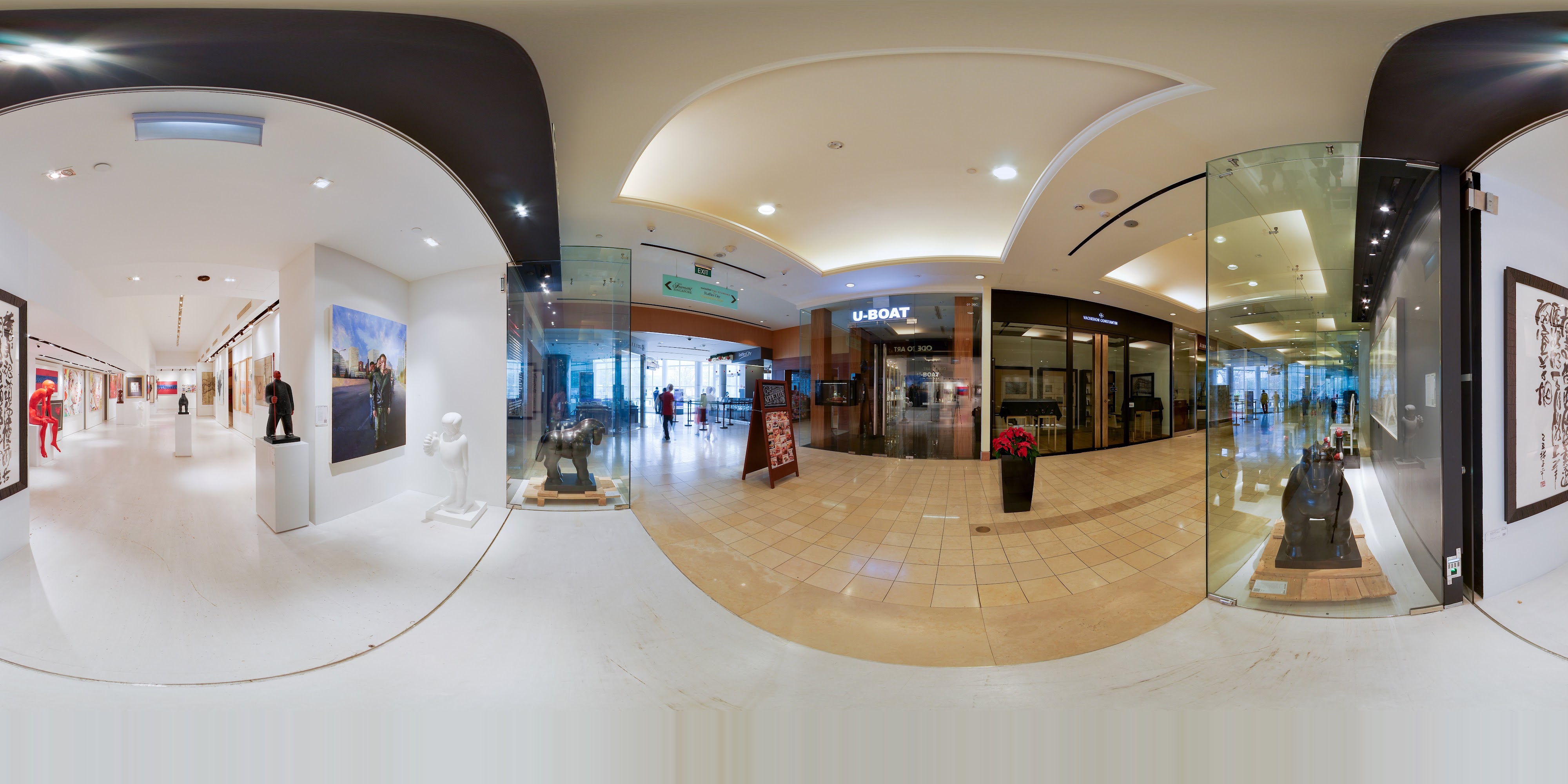 Modern Art Gallery Interior