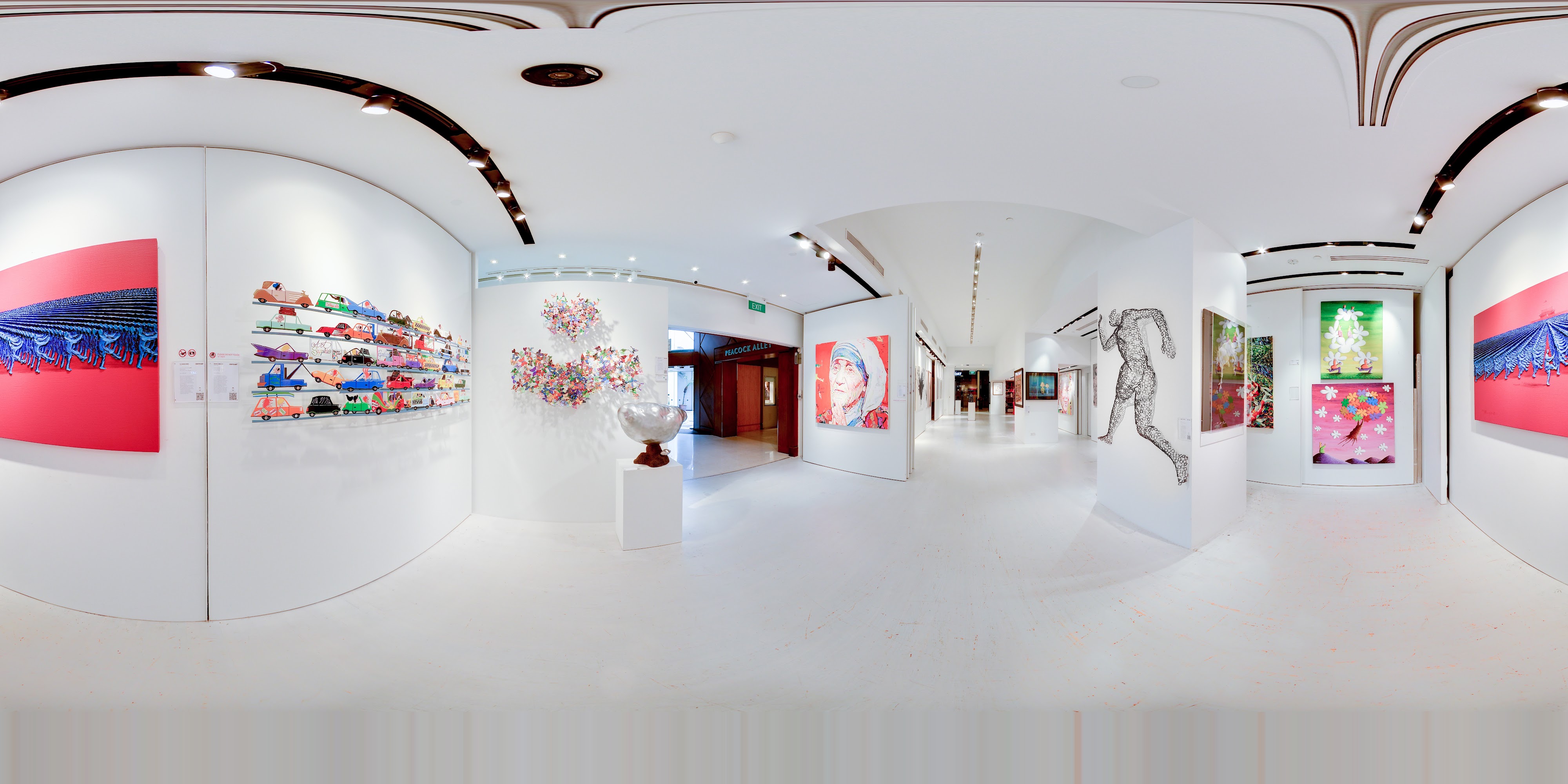 Contemporary Art Exhibition Interior
