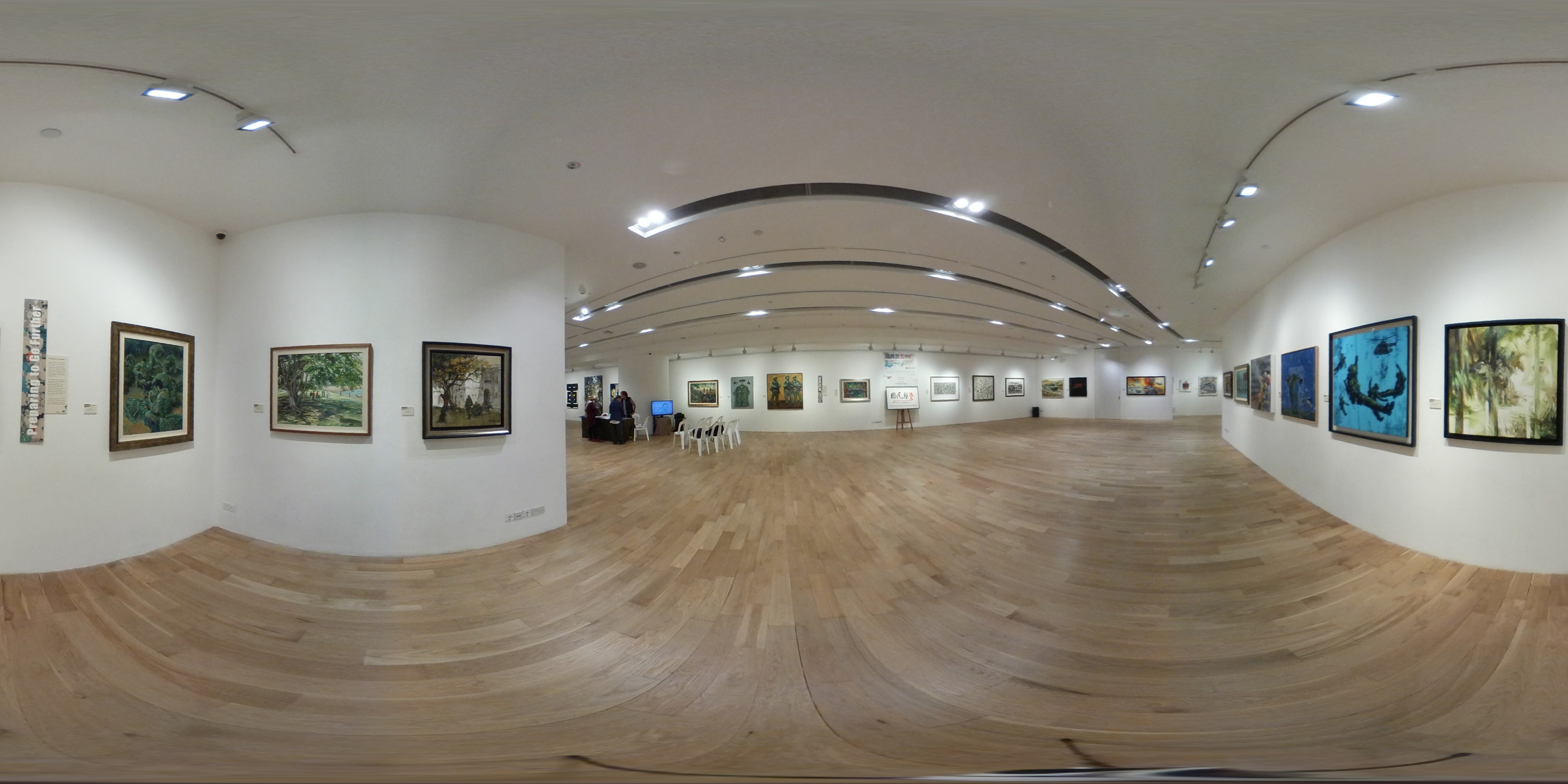 ArtGallery Landscape Paintings Exhibit