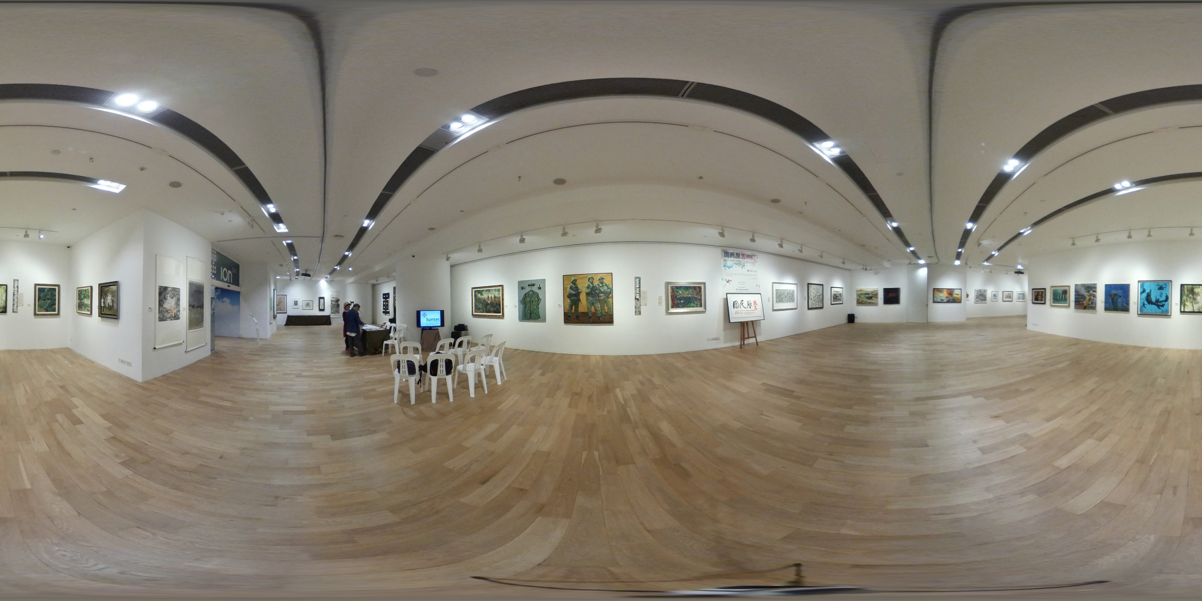 Art Gallery Interior Exhibition