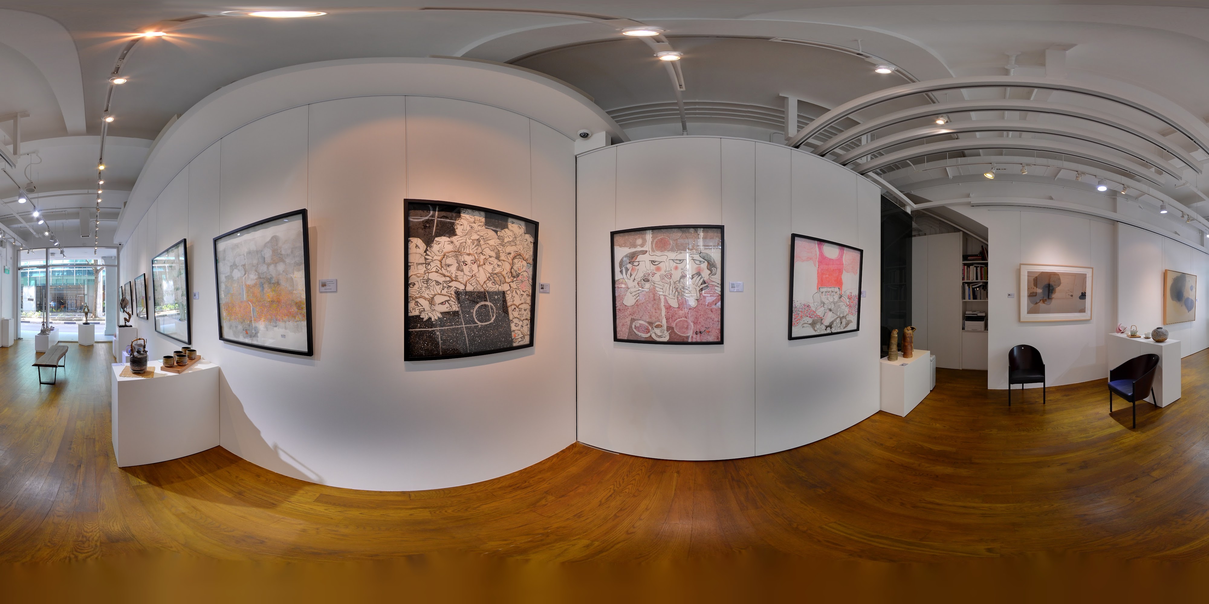 Contemporary Art Exhibition Display