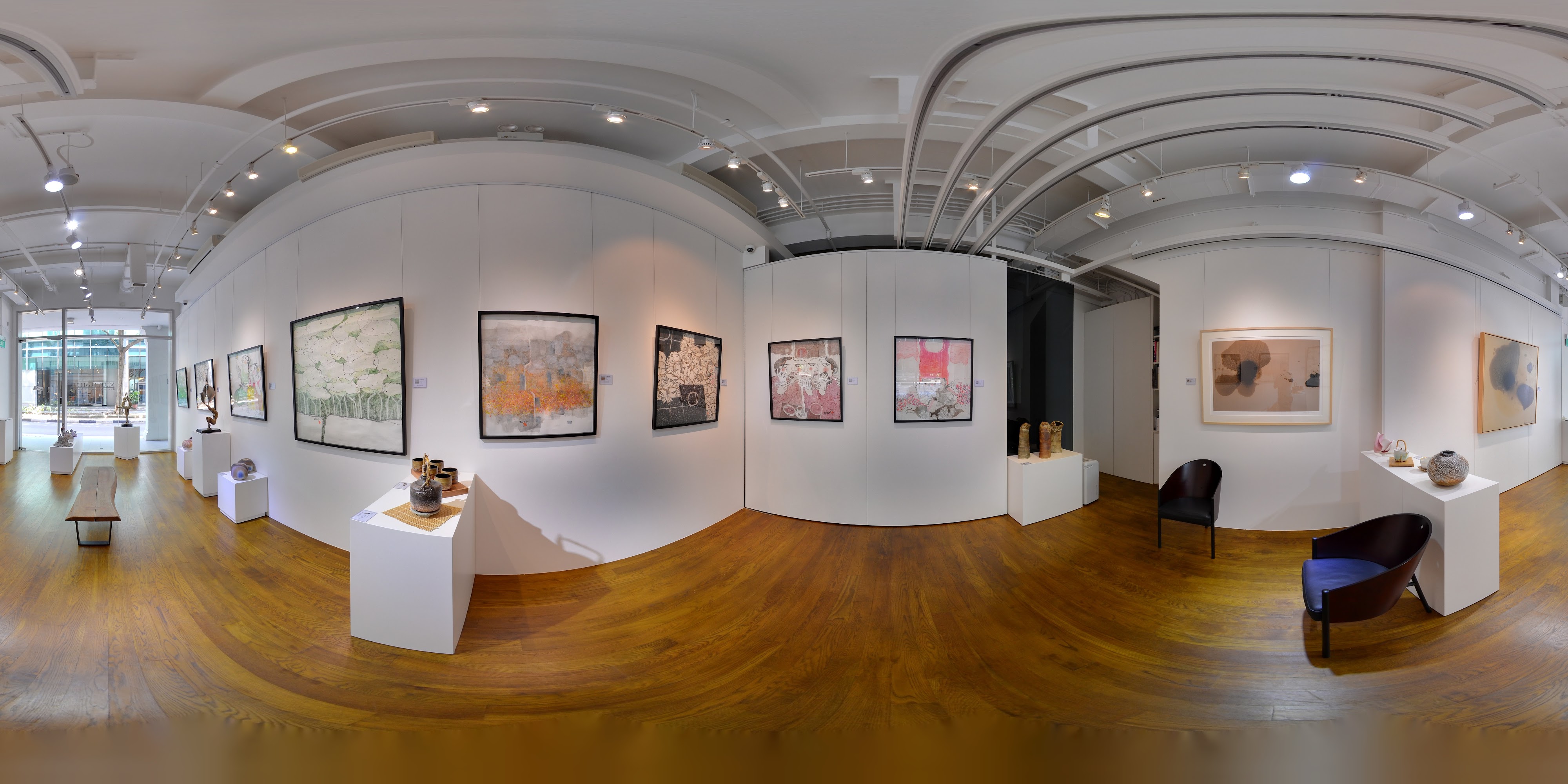 Contemporary Art Exhibition Room