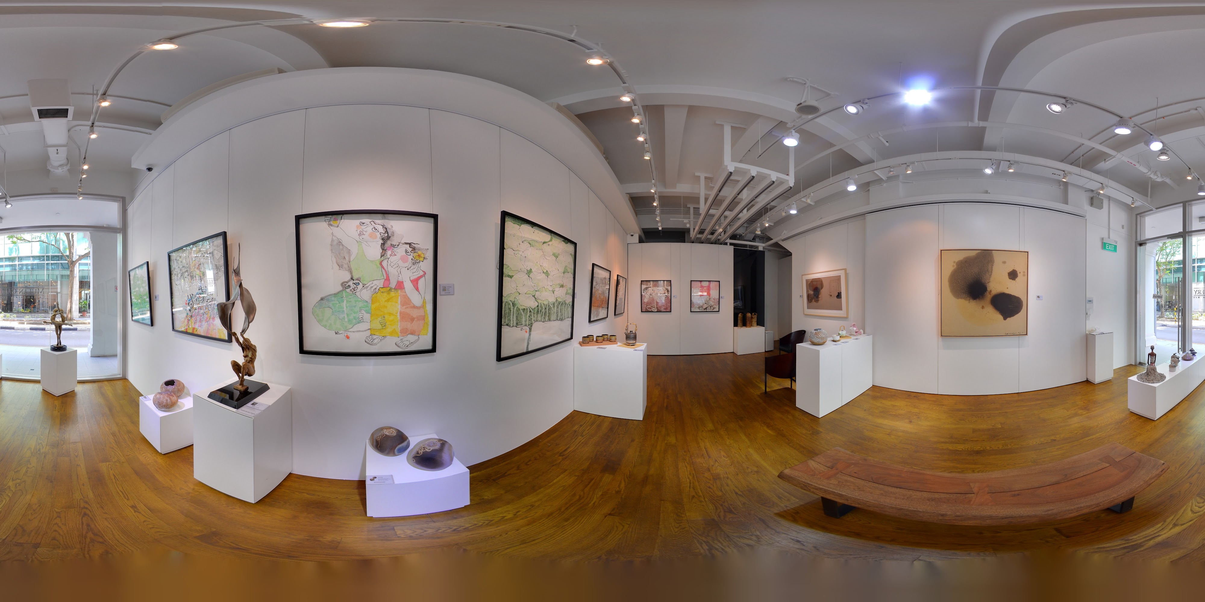 Contemporary Art Exhibition Display