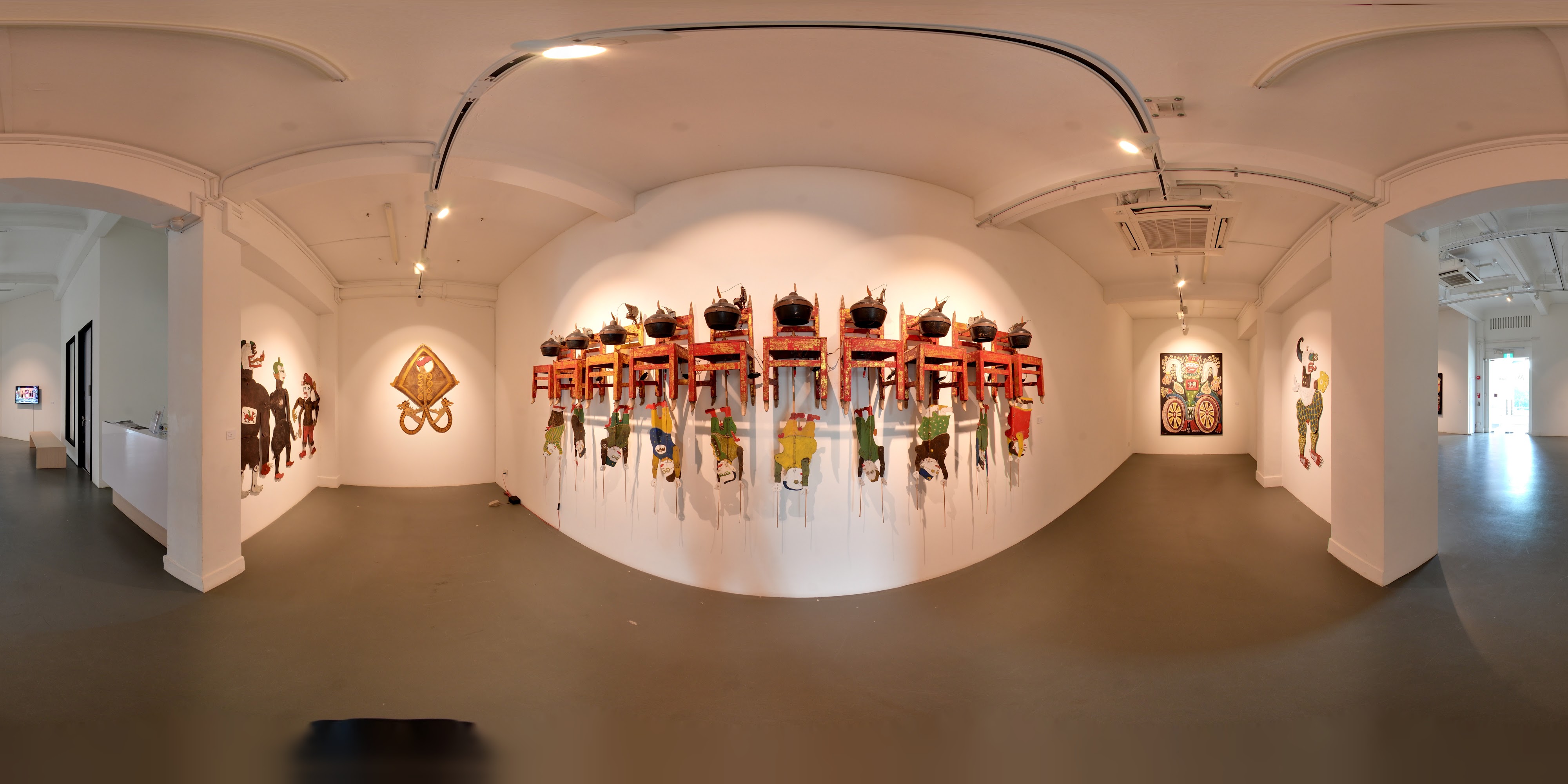 Diverse Art Gallery Exhibit