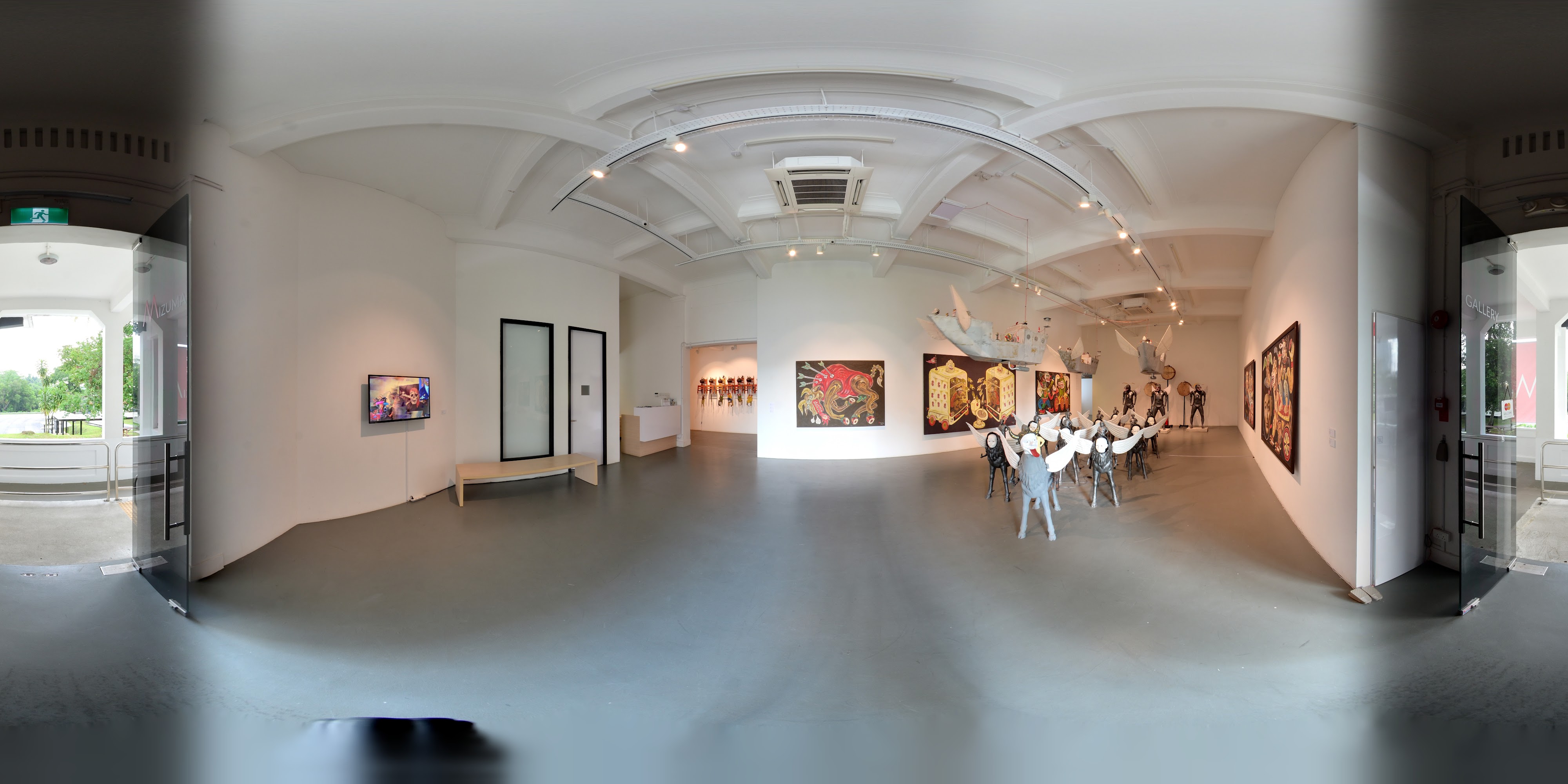 Modern Art Gallery Exquisite Installation