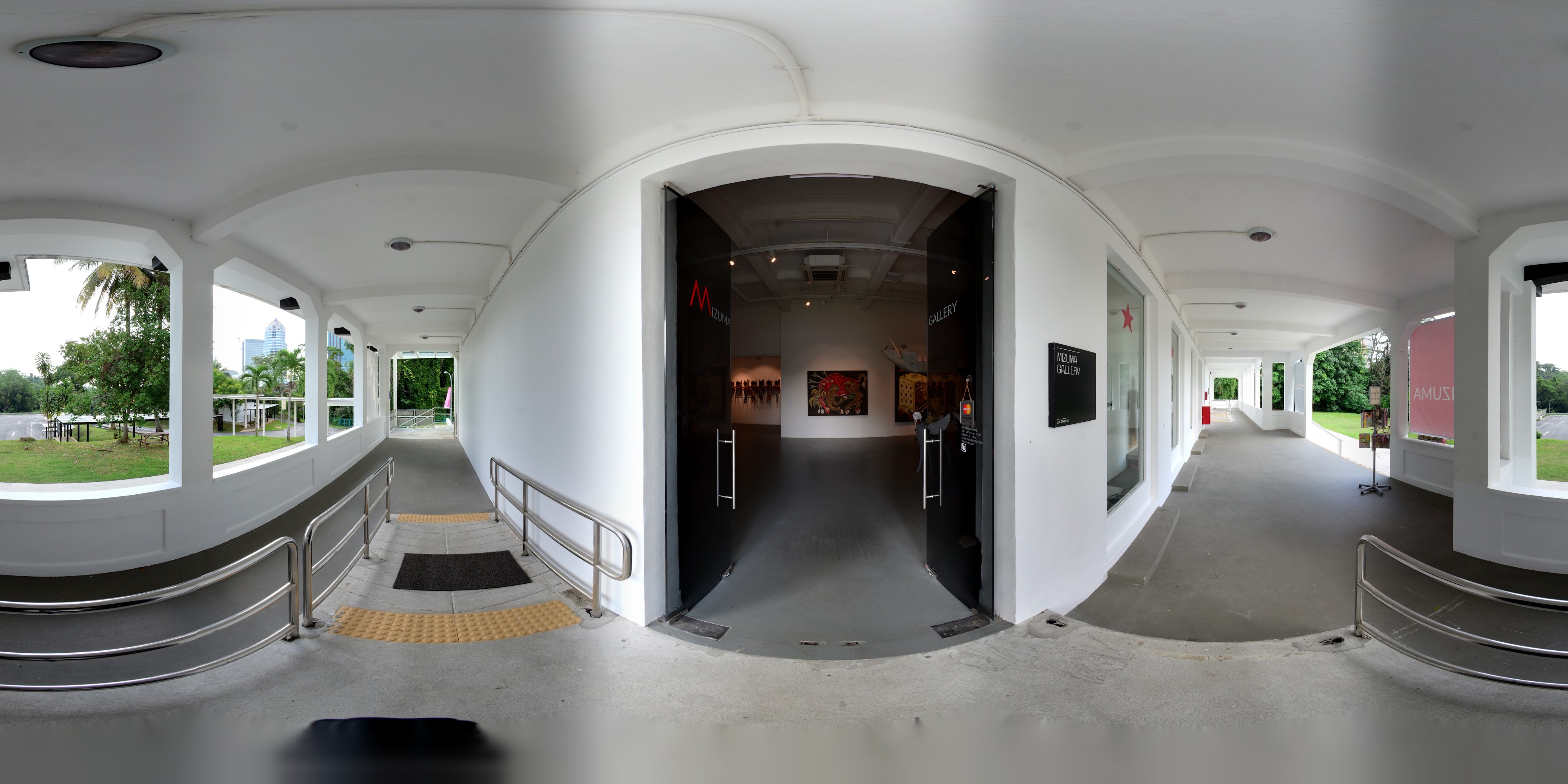 Galleried Pathway to Exhibition Hall