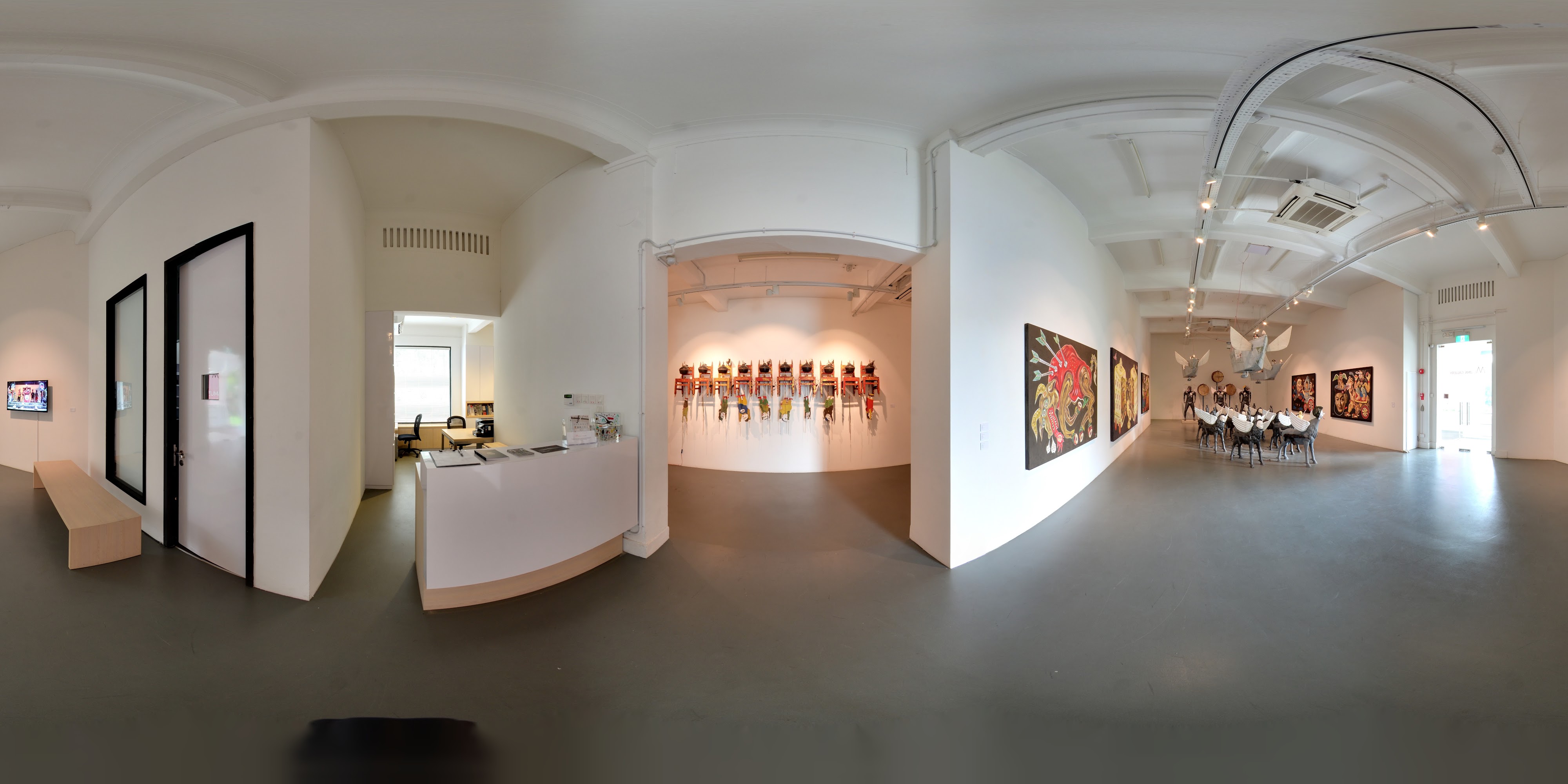 Modern Art Gallery Interior