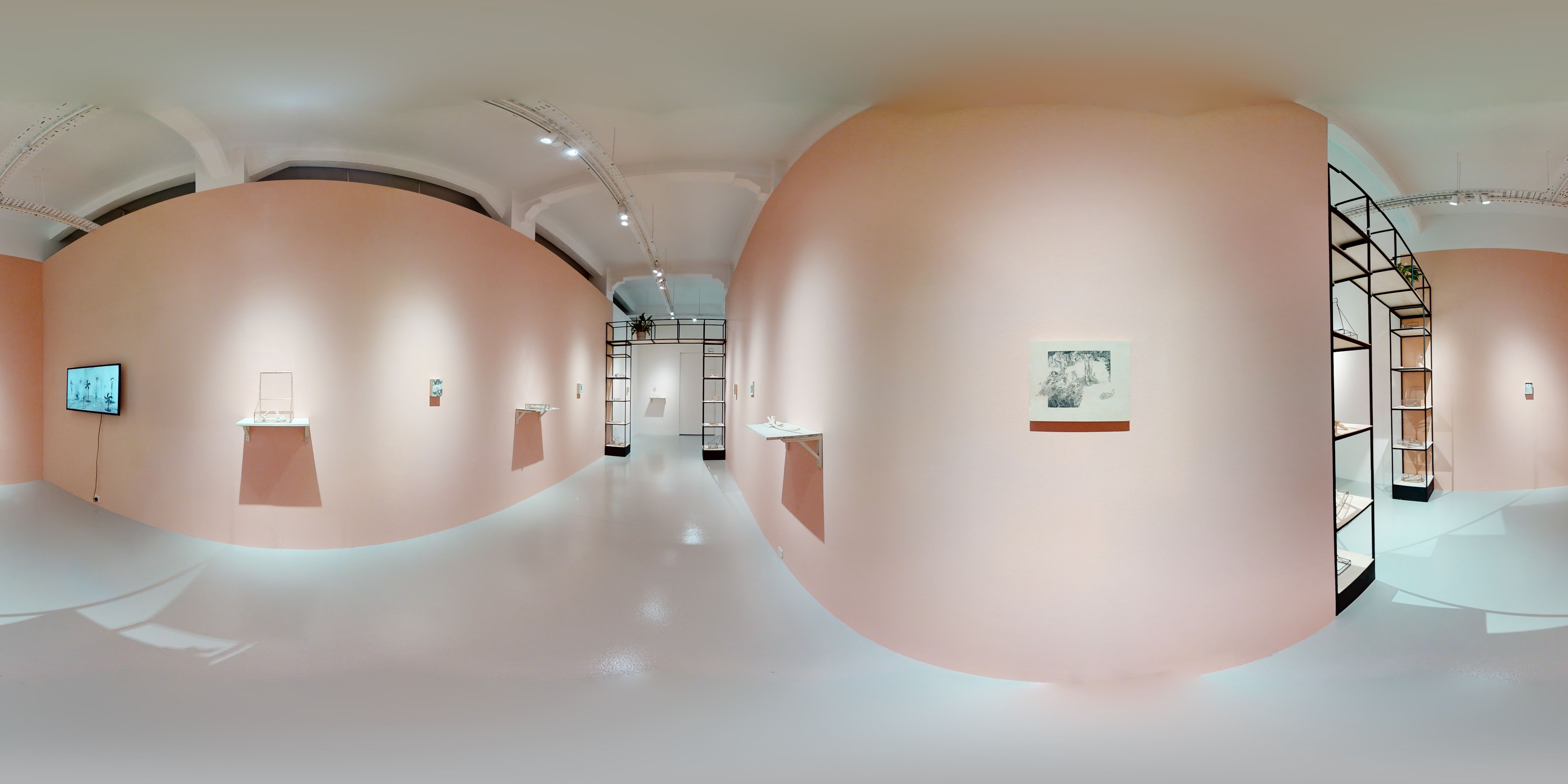 Minimalist Art Gallery Interior