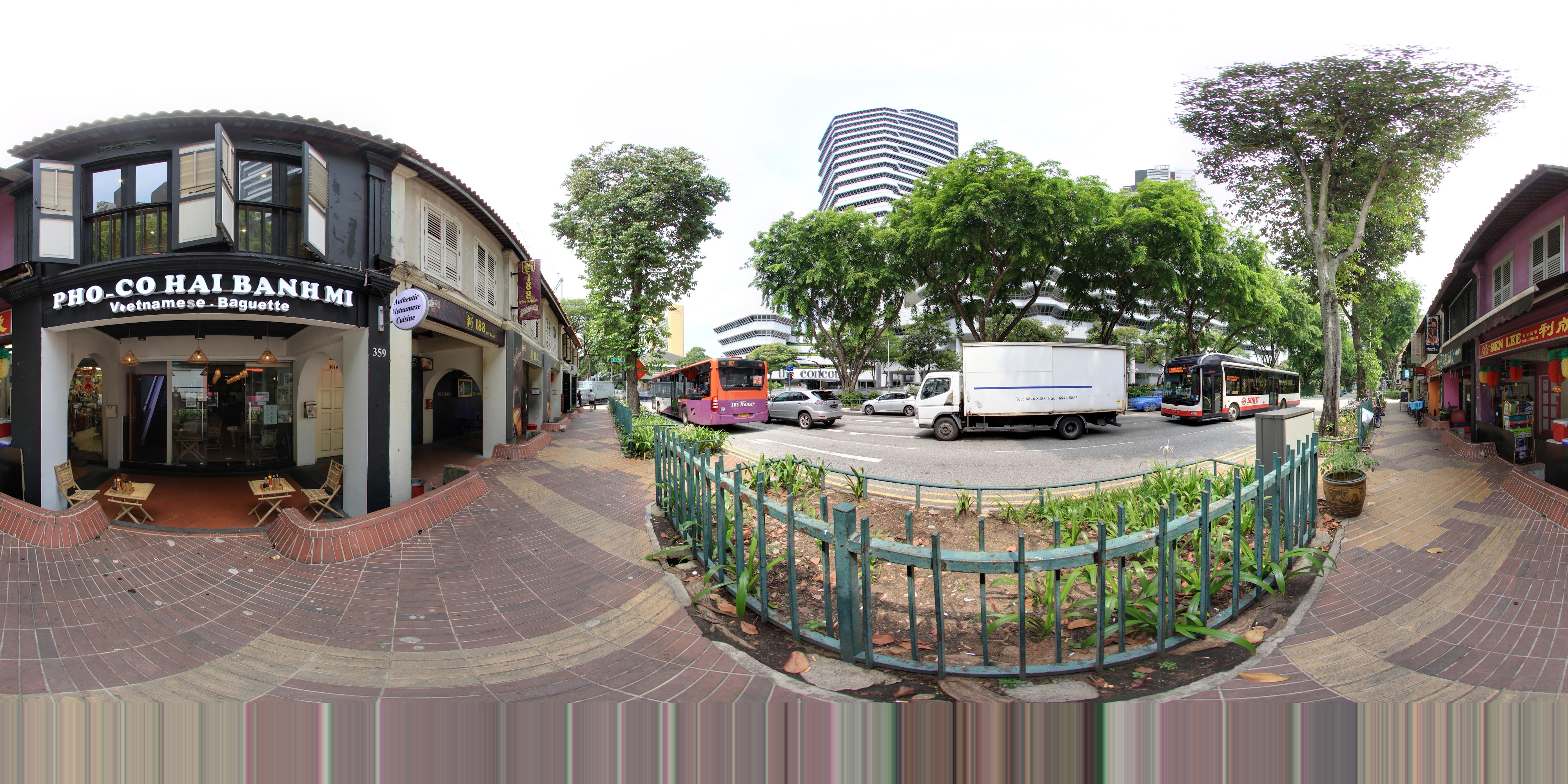 Urban Vietnamese Street Scene