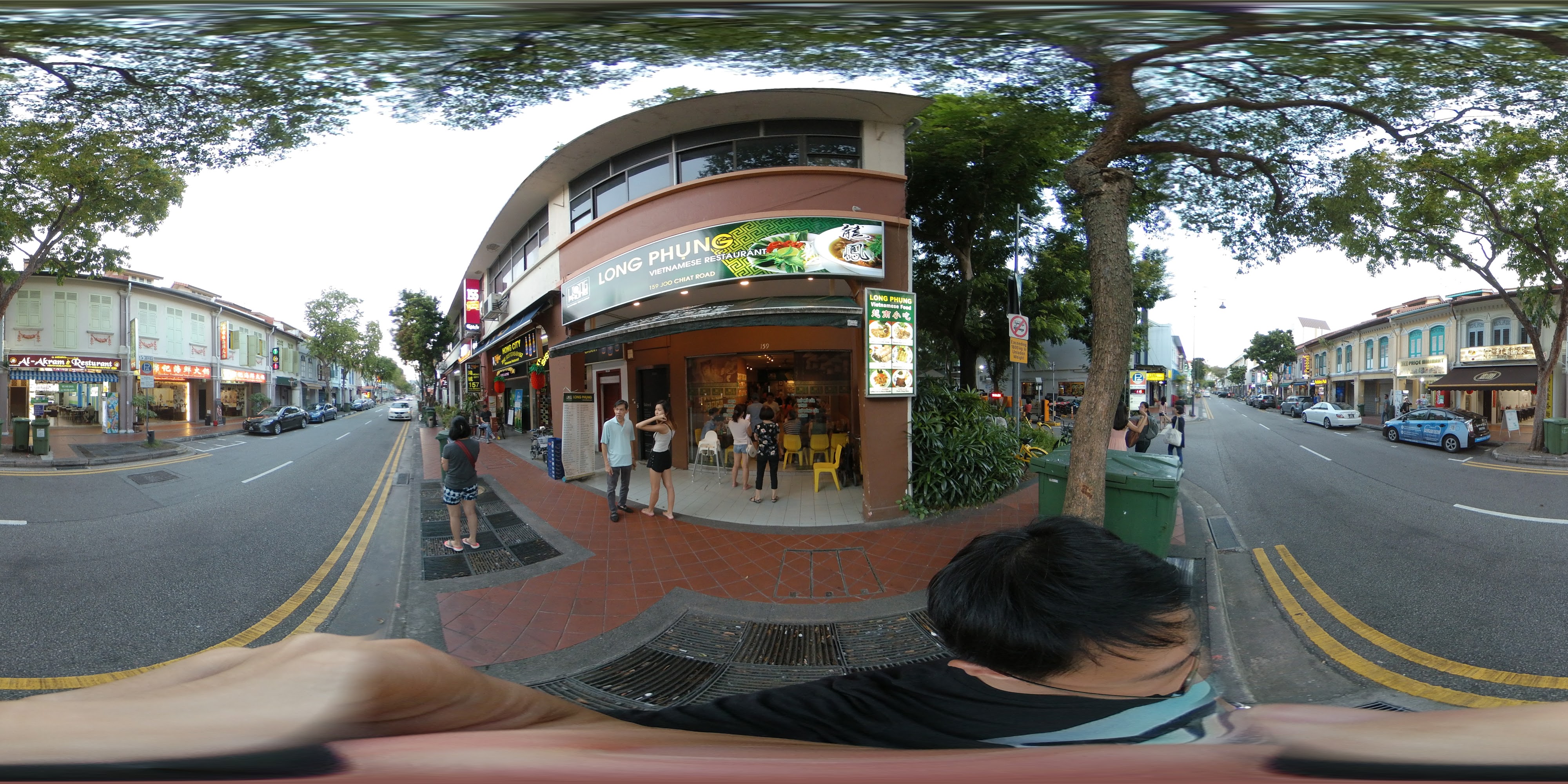 Urban Restaurant Street Scene