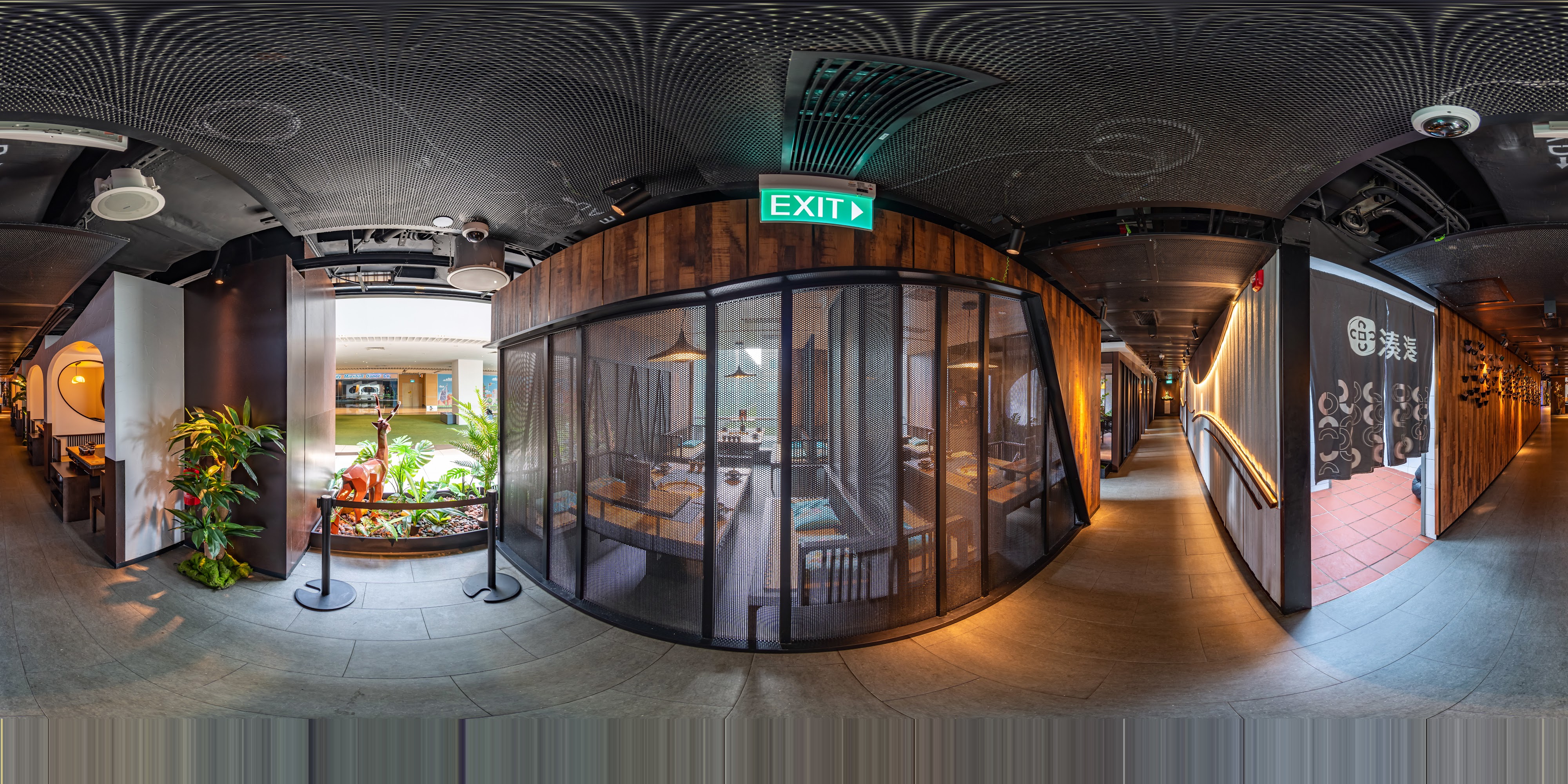 Luxurious Modern Food Hallway Entrance