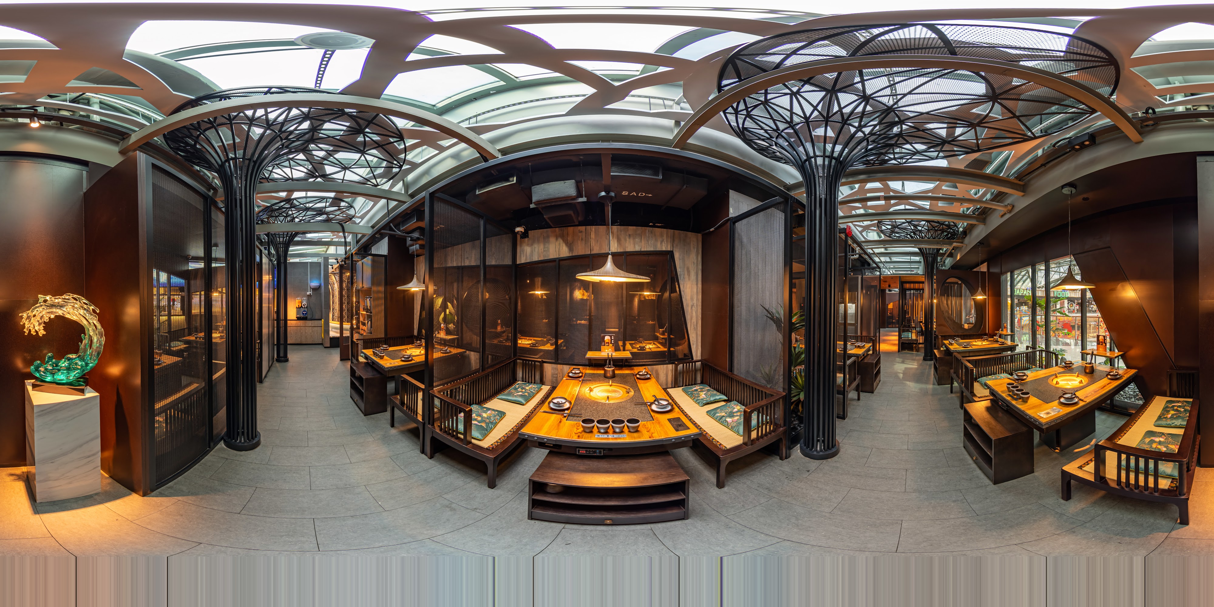 Chic Hotpot Tea House Interior