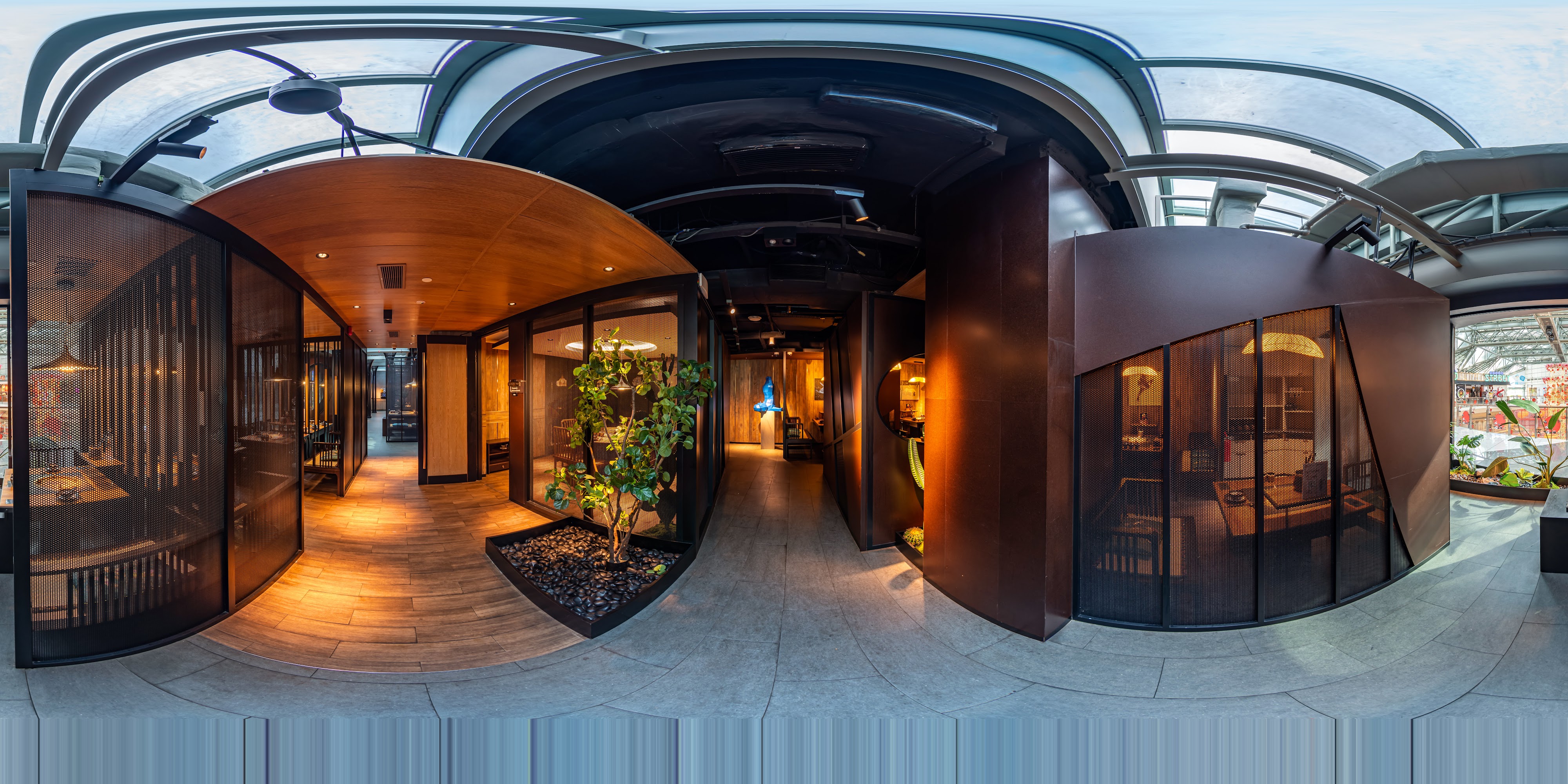 Refined Modern Tea and Hotpot Space