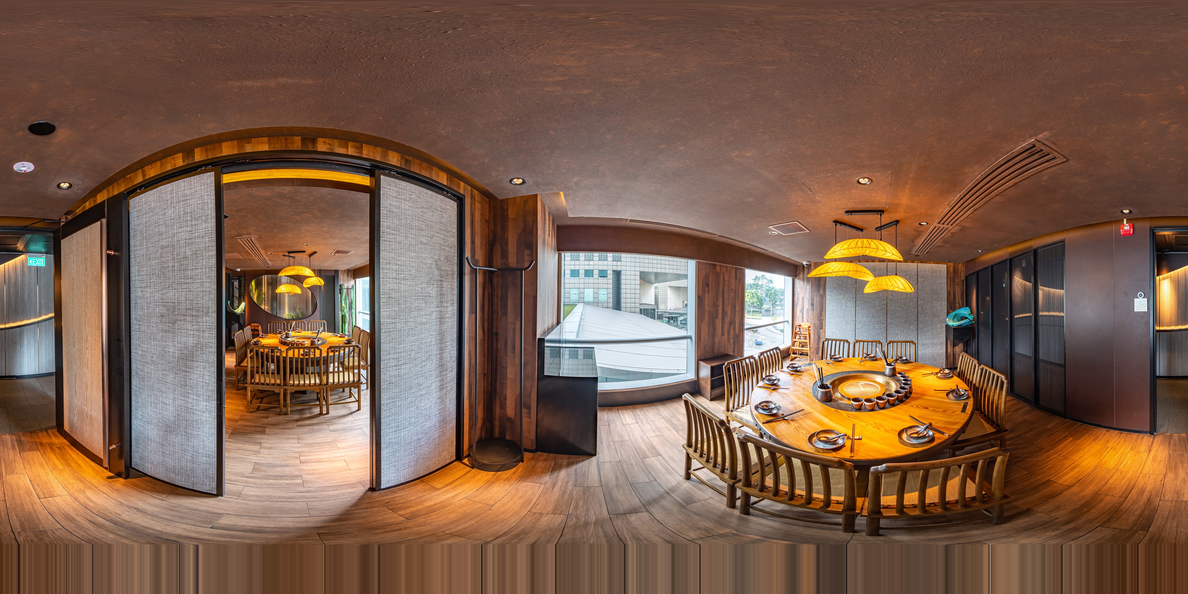 Elegant Hotpot Dining Space