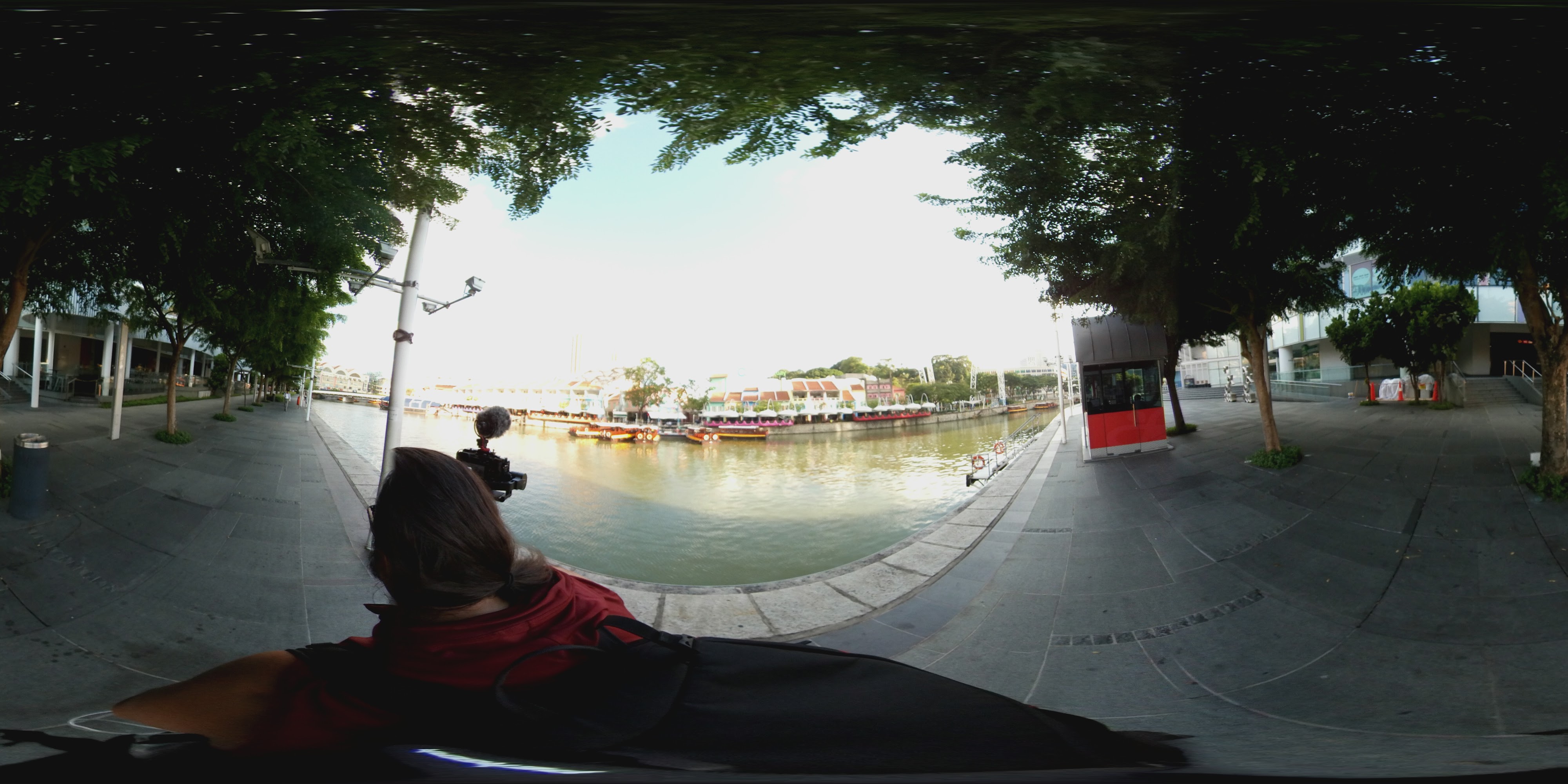 Riverfront Hot Pot Restaurant Scene