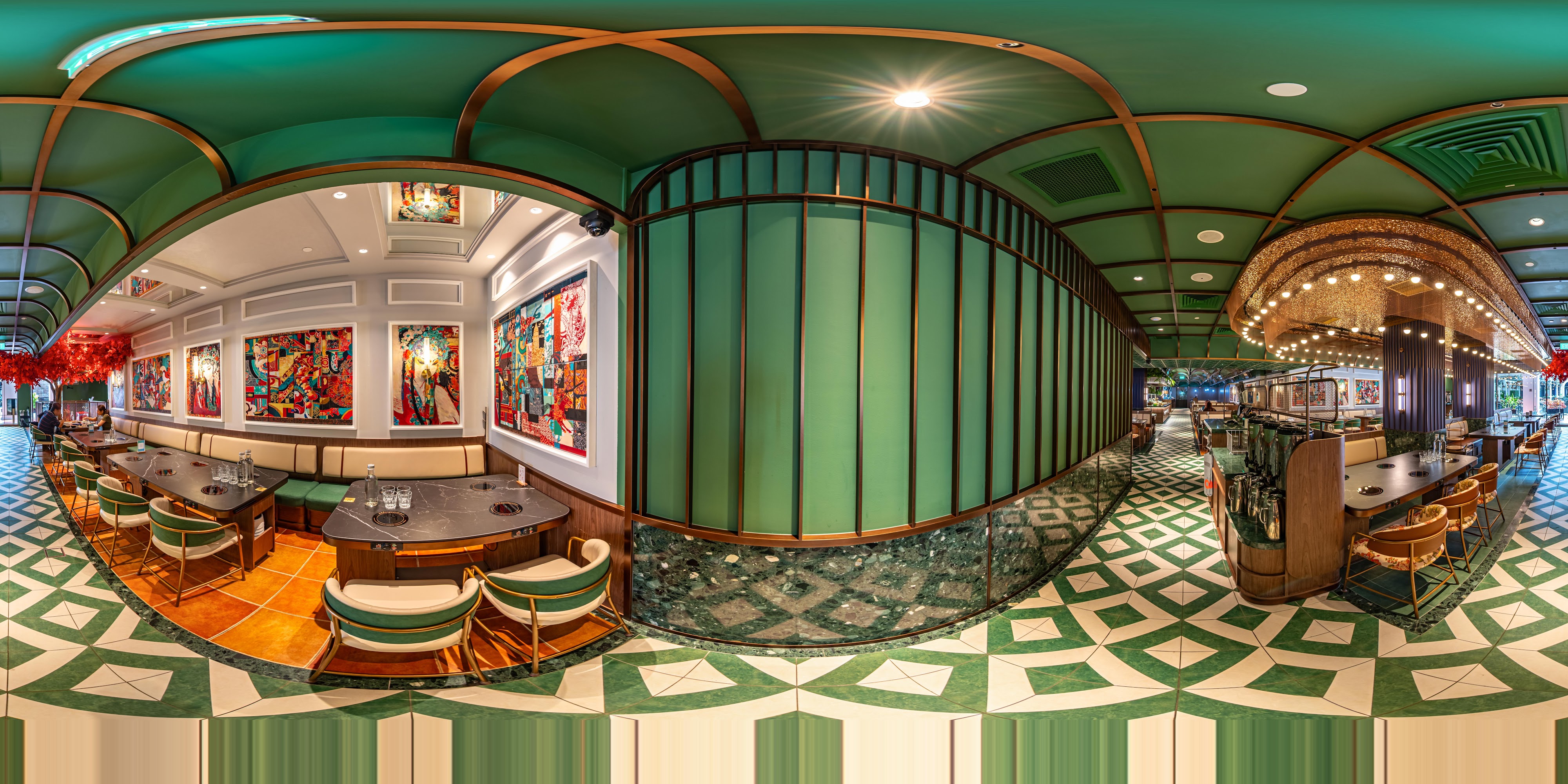 Elegant Hot Pot Dining Area