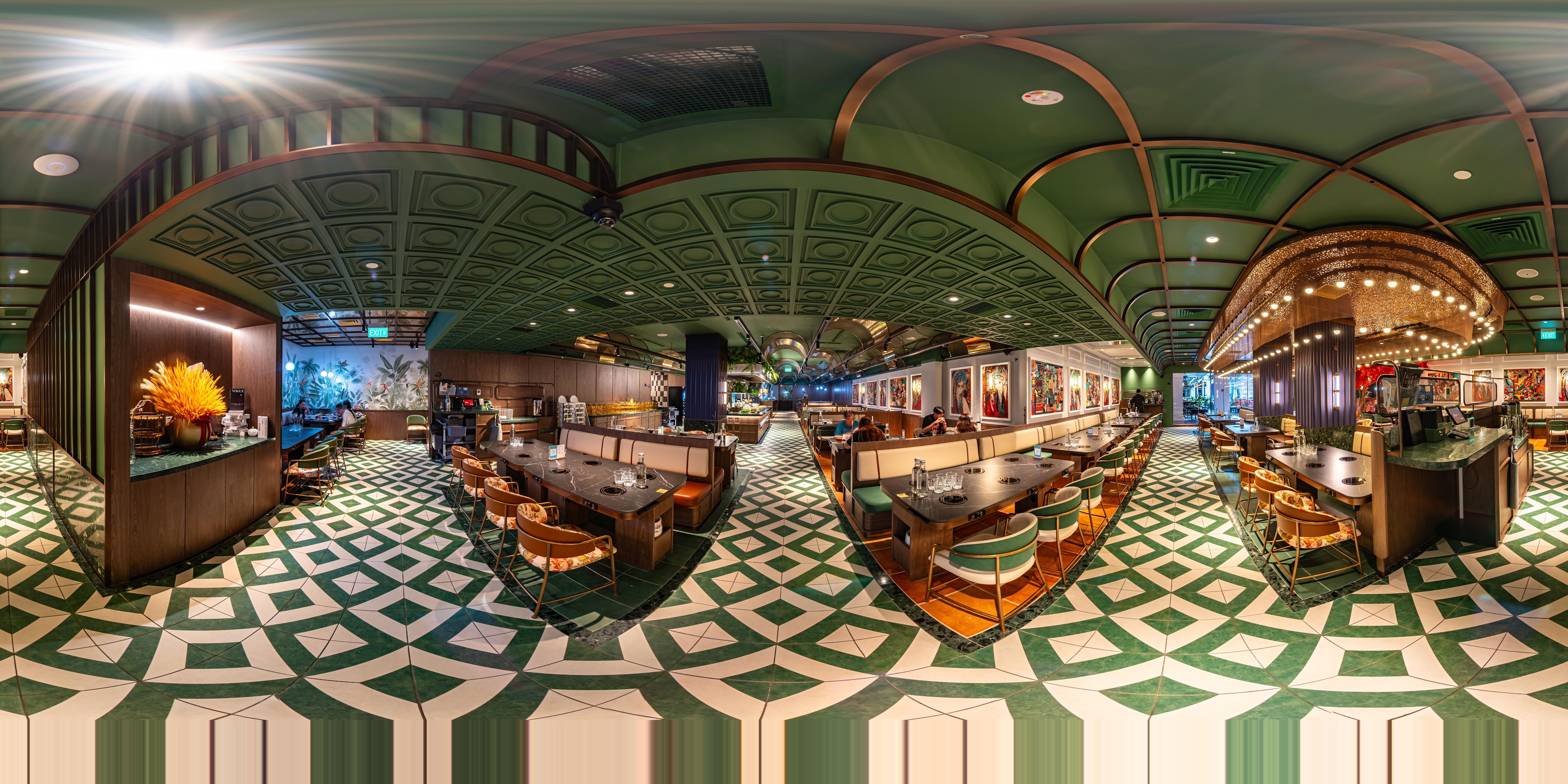 Elegant Restaurant Dining Area