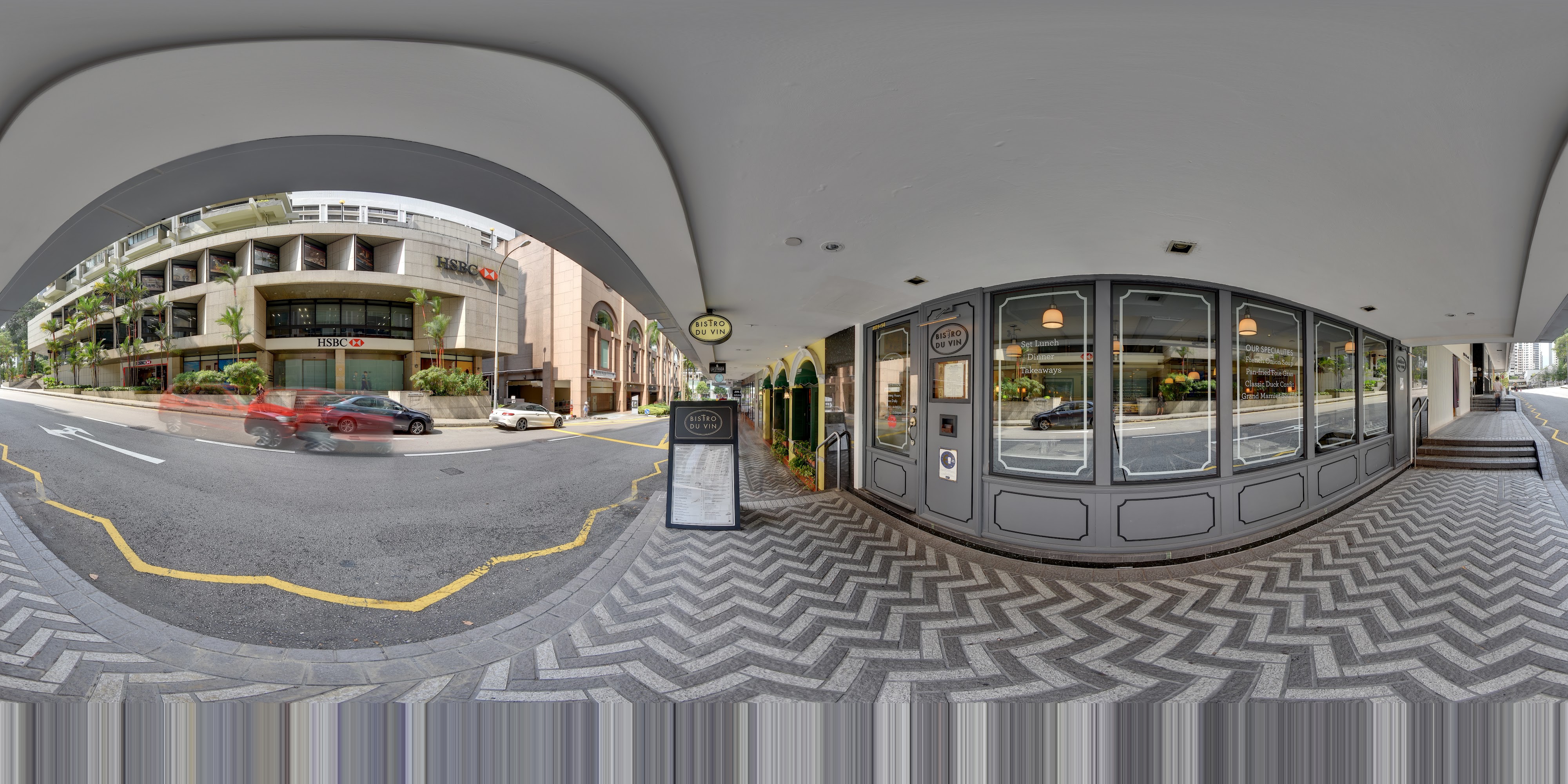 Modern Dining Street Scene