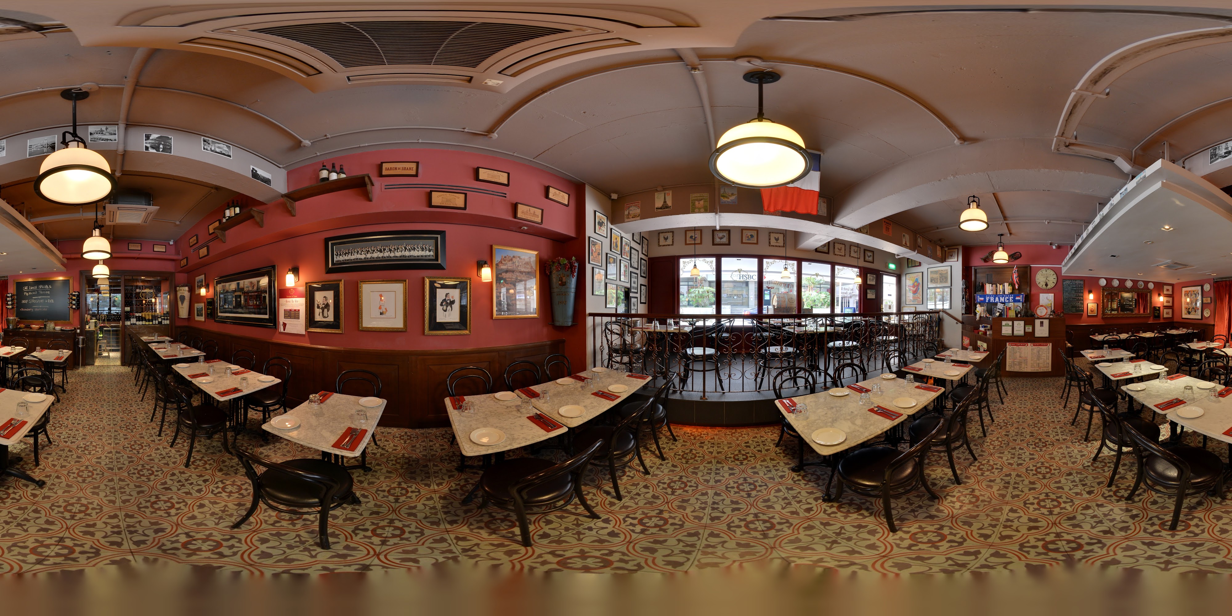 Elegant Empty Indoor Dining Space