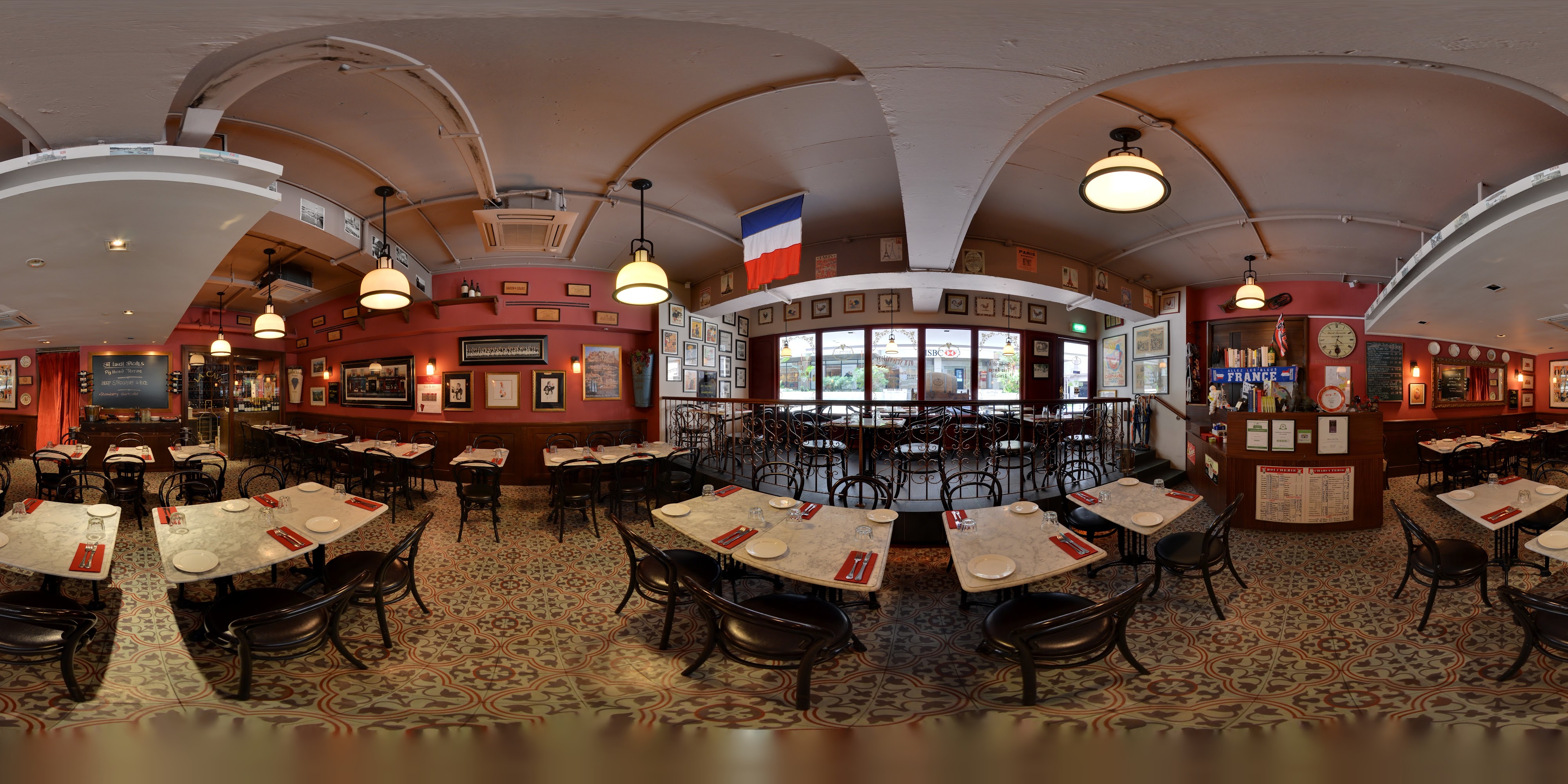 Classic Restaurant Interior Design.