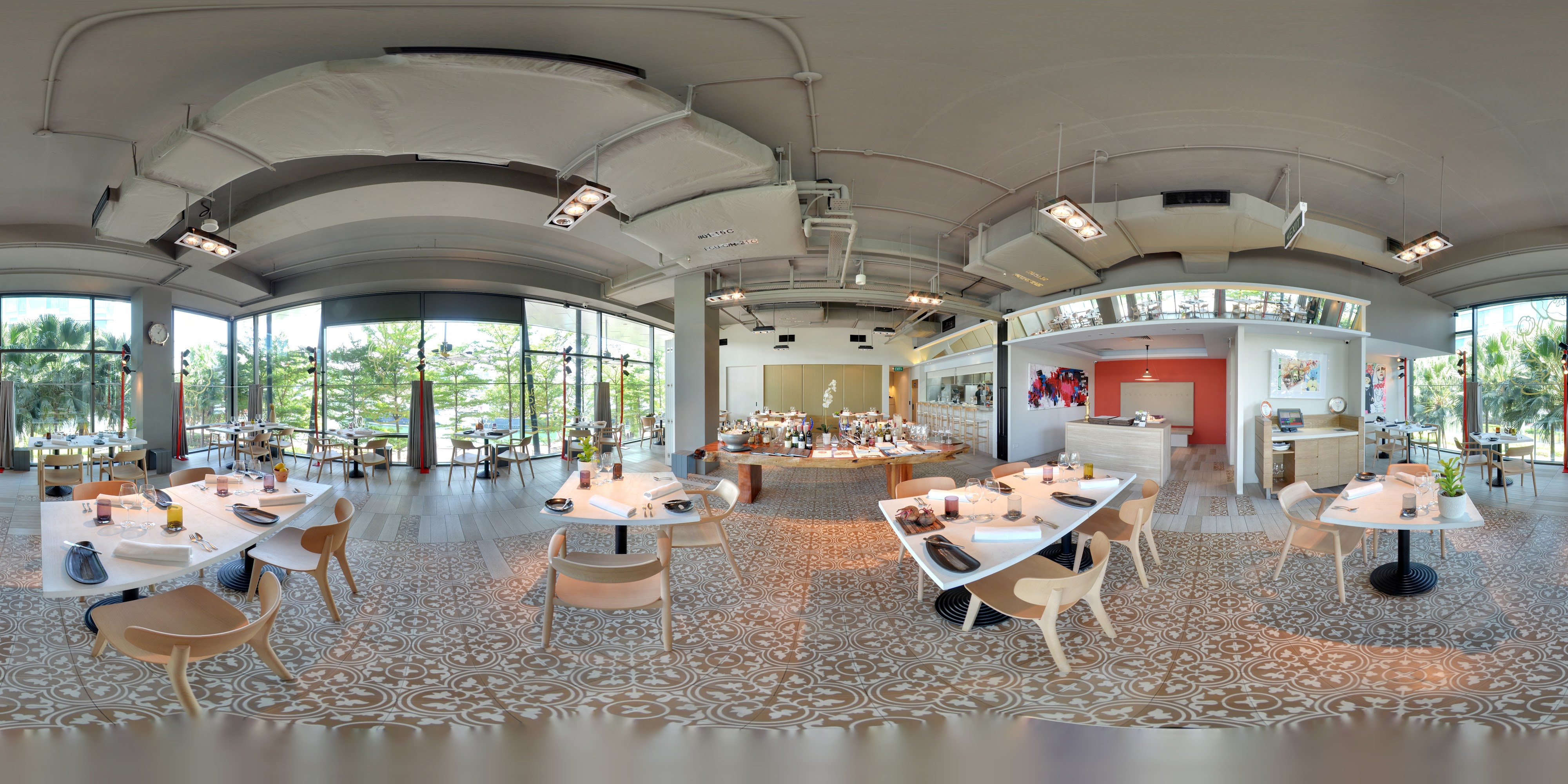 Contemporary Elegant Restaurant Interior