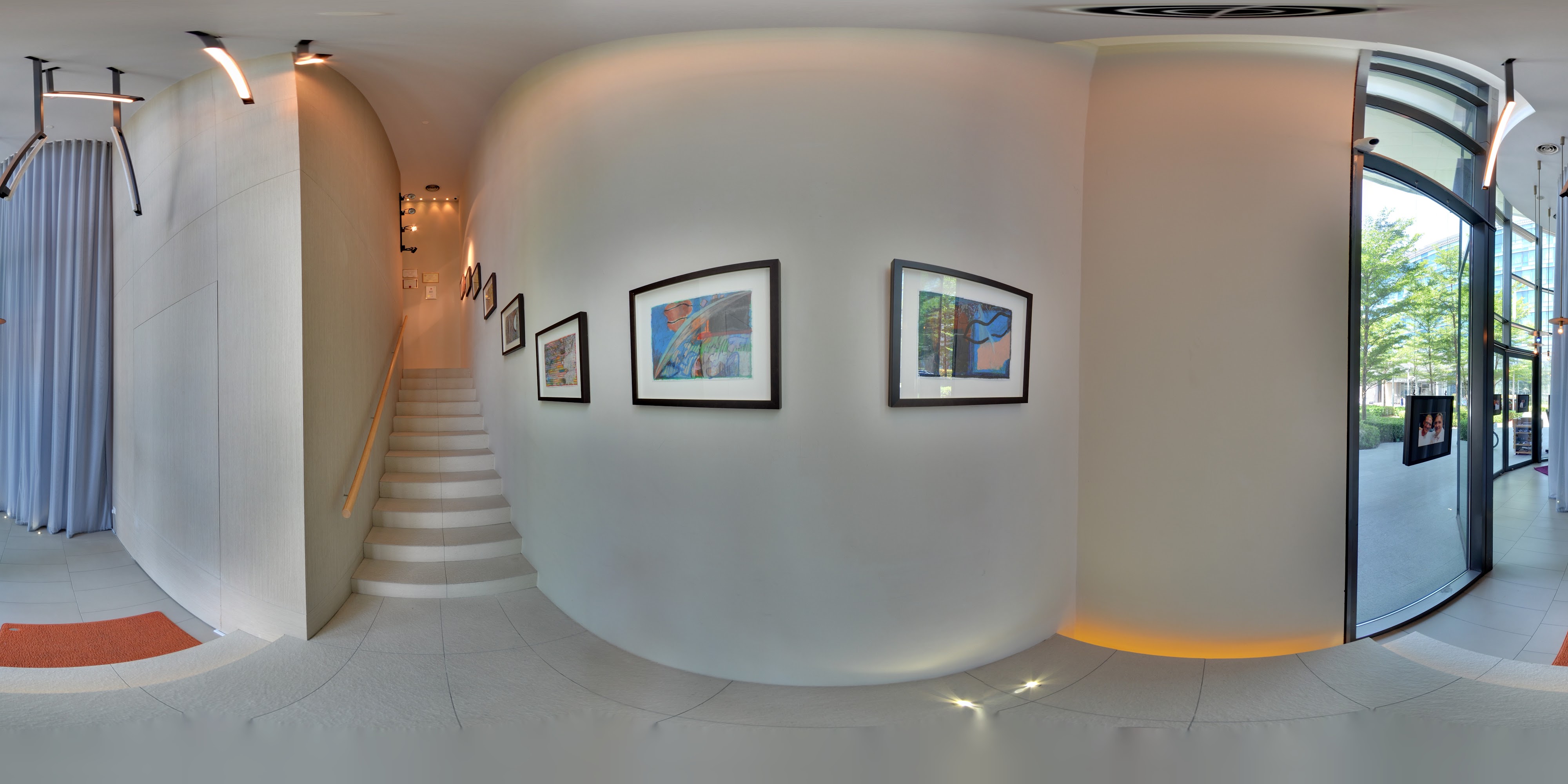 Minimalist Art Gallery Interior