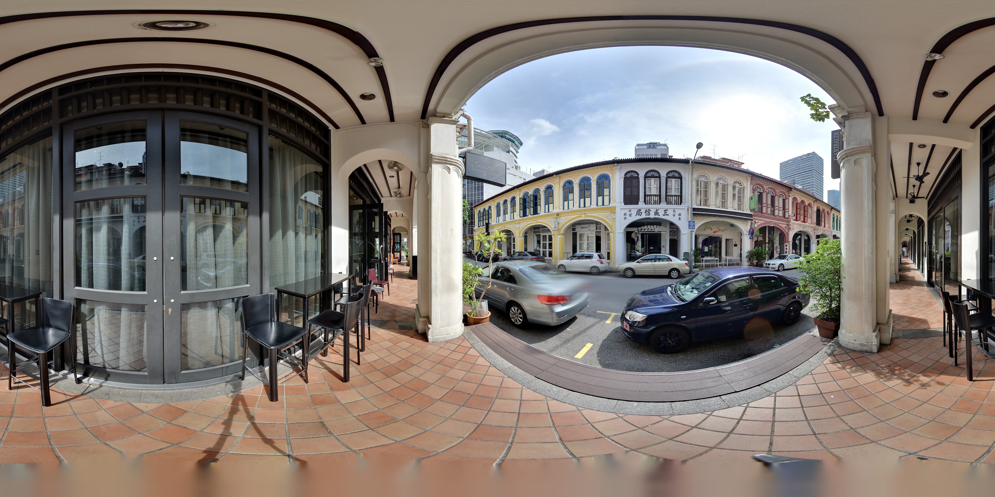 Charming Urban Commercial Street