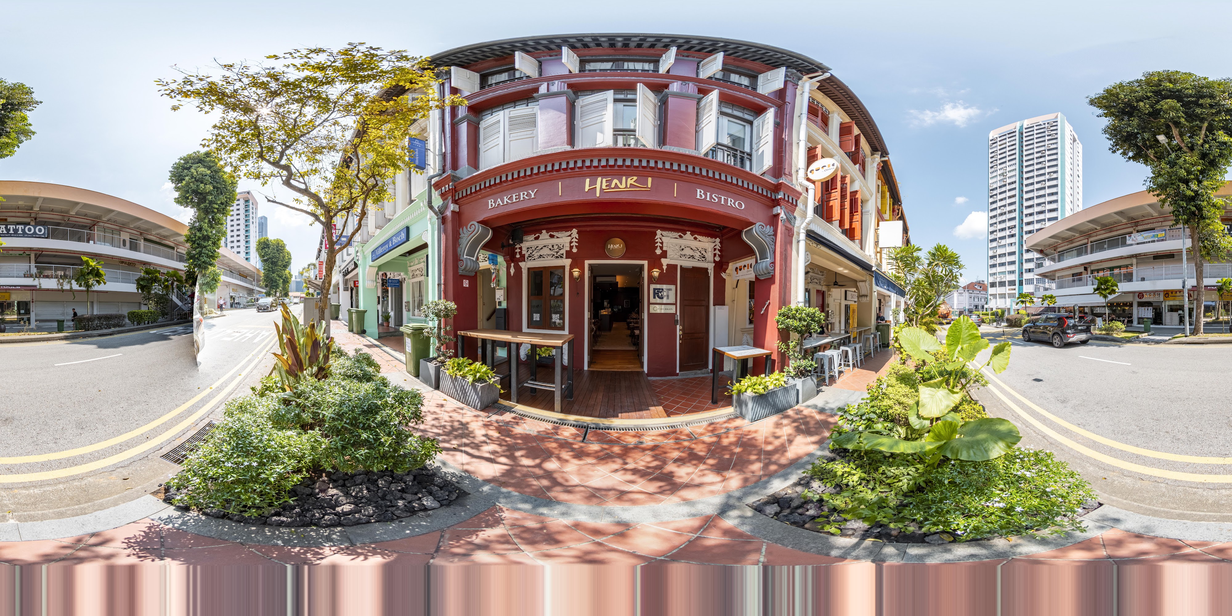 Charming Urban Bakery Corner