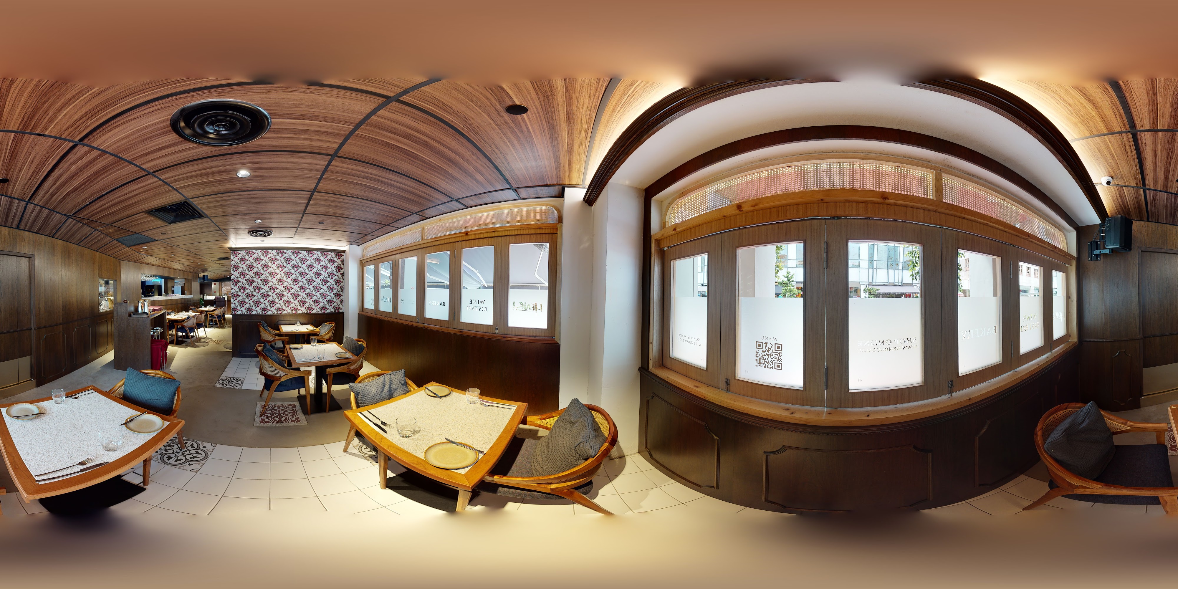 Elegant Wooden-Toned Dining Room