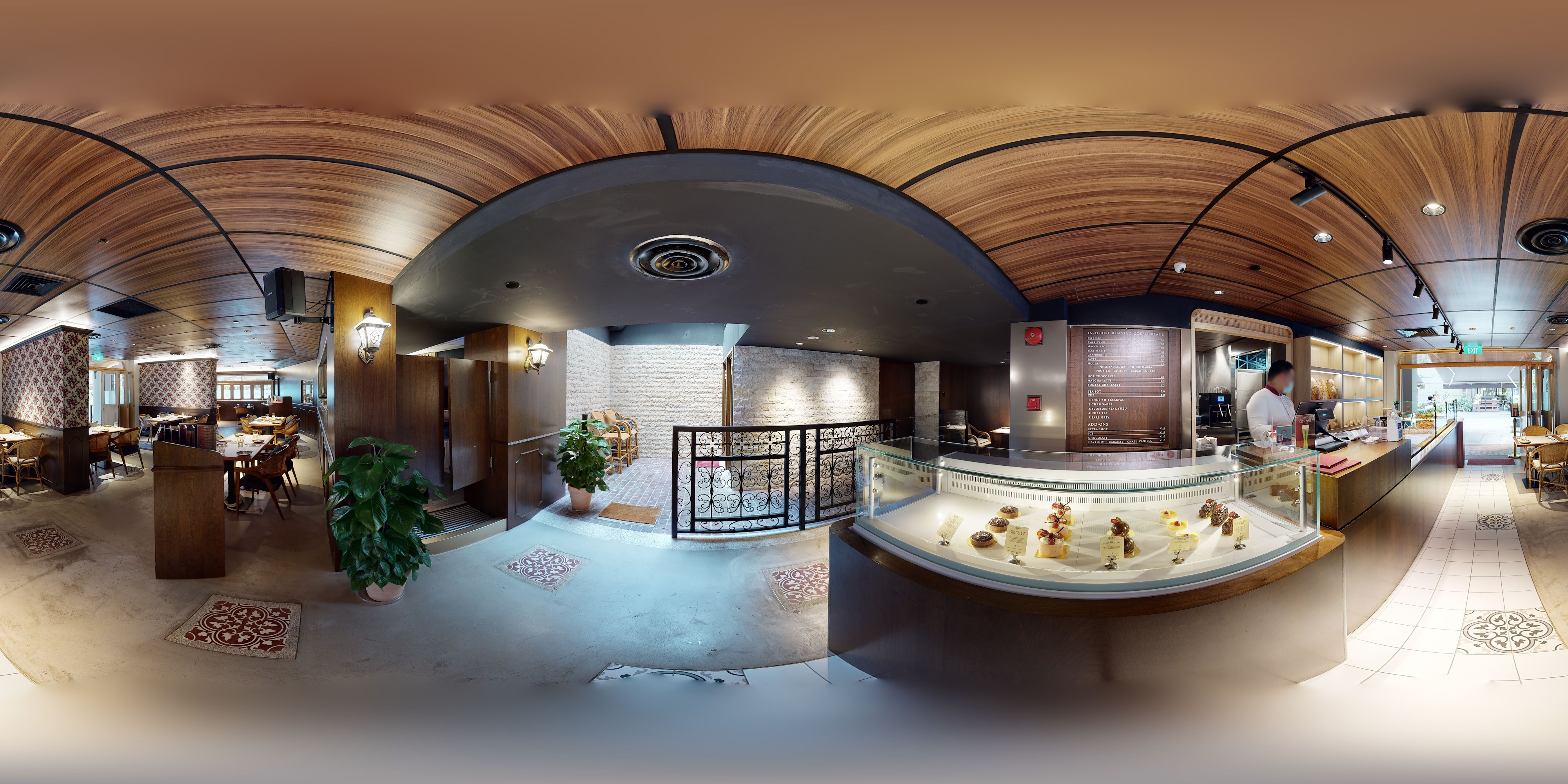 Elegant Dining and Dessert Area