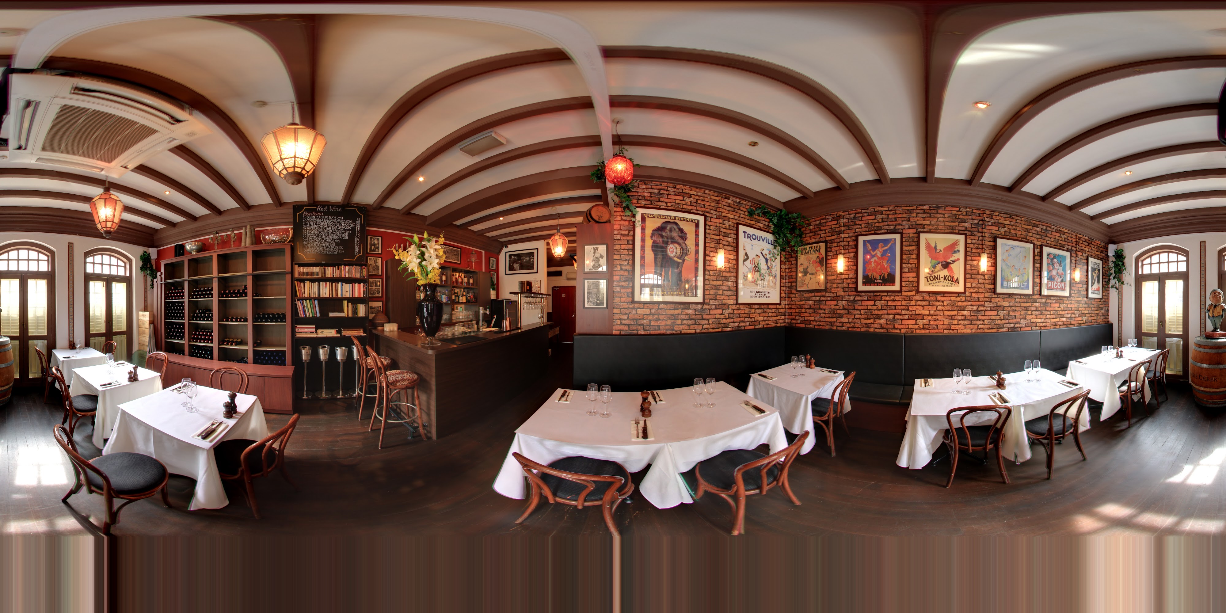 Upscale Dining Interior Charm