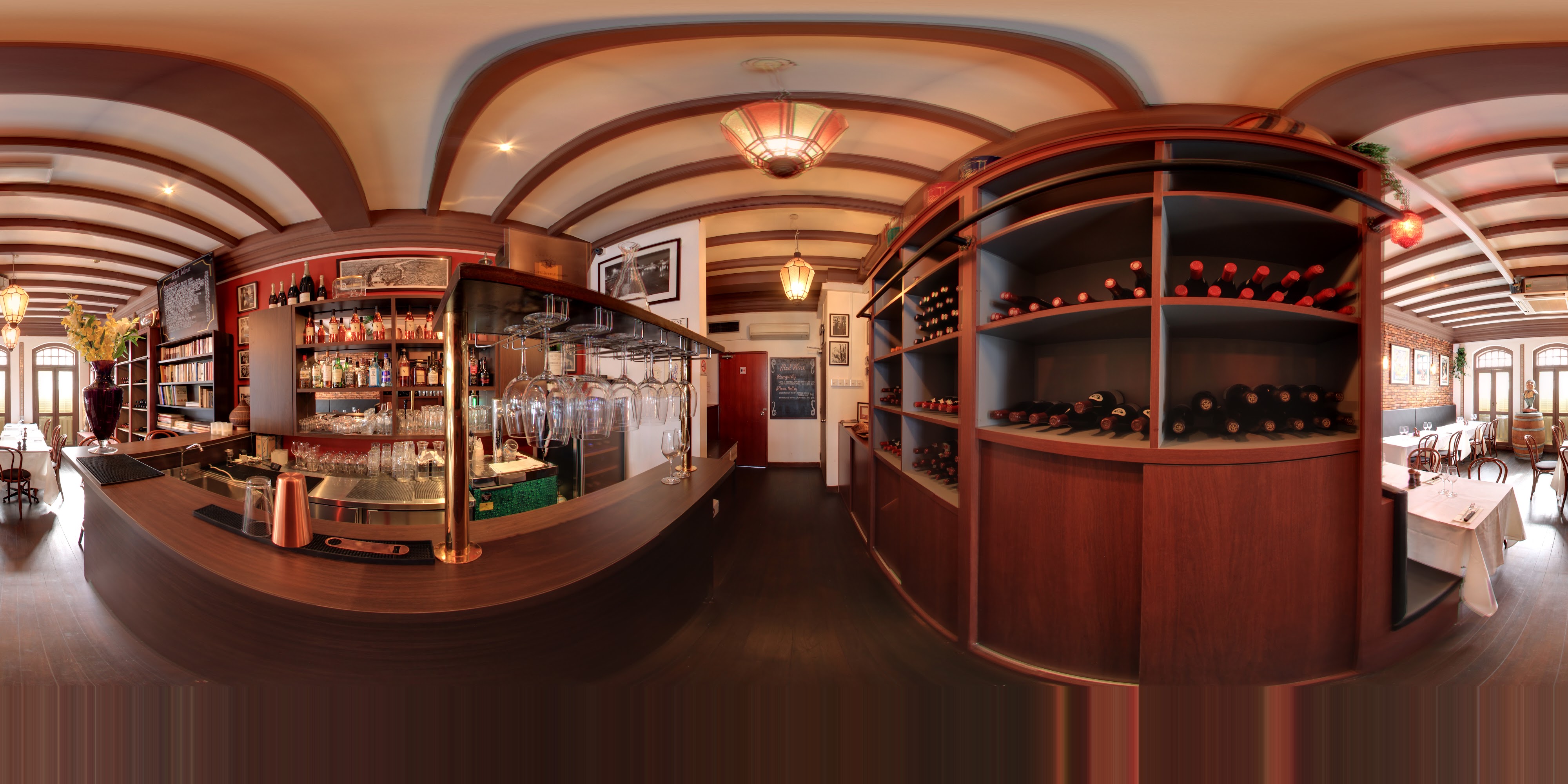 Elegant Wine Bar Interior