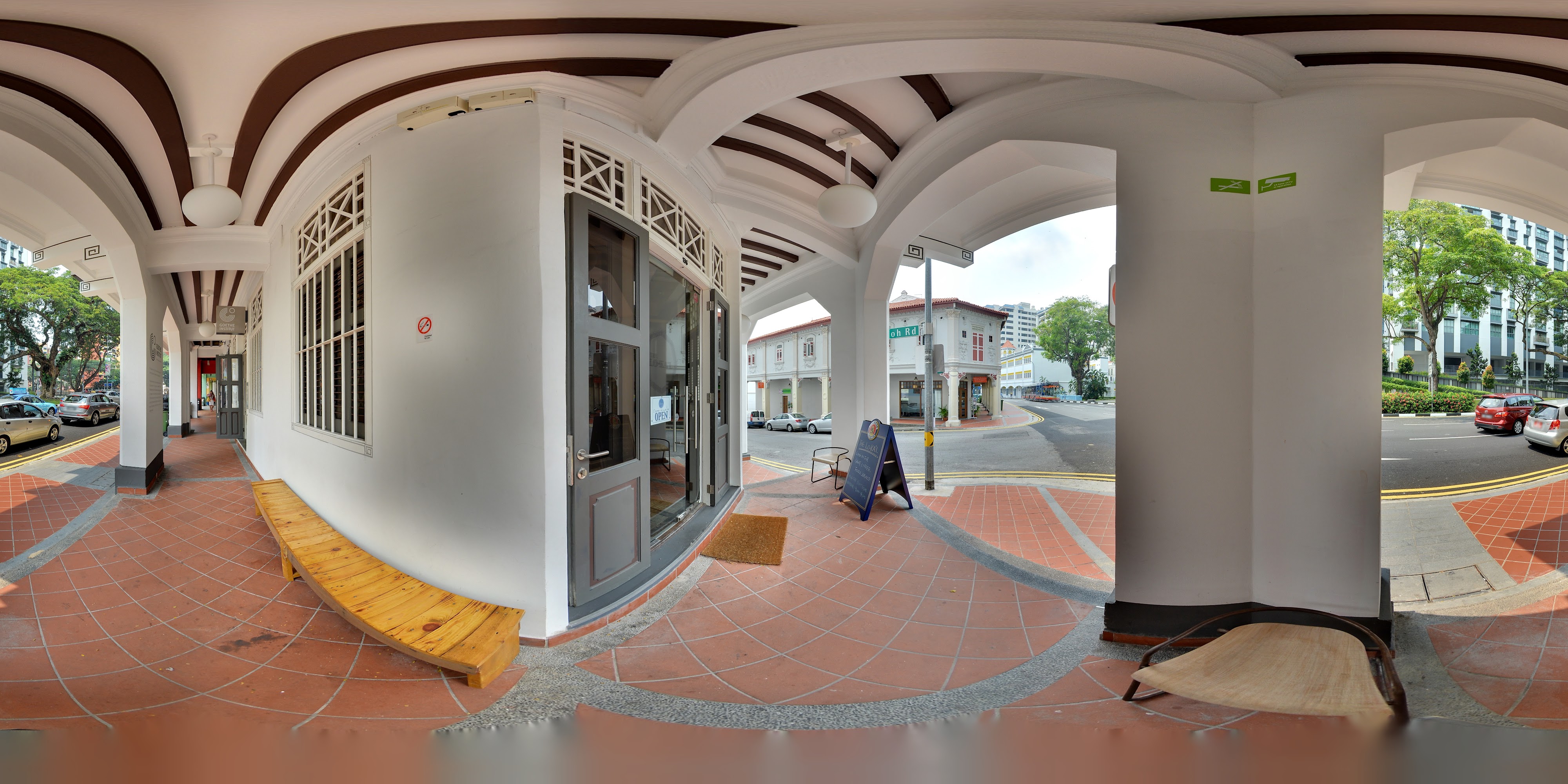 Historic European-style Walkway