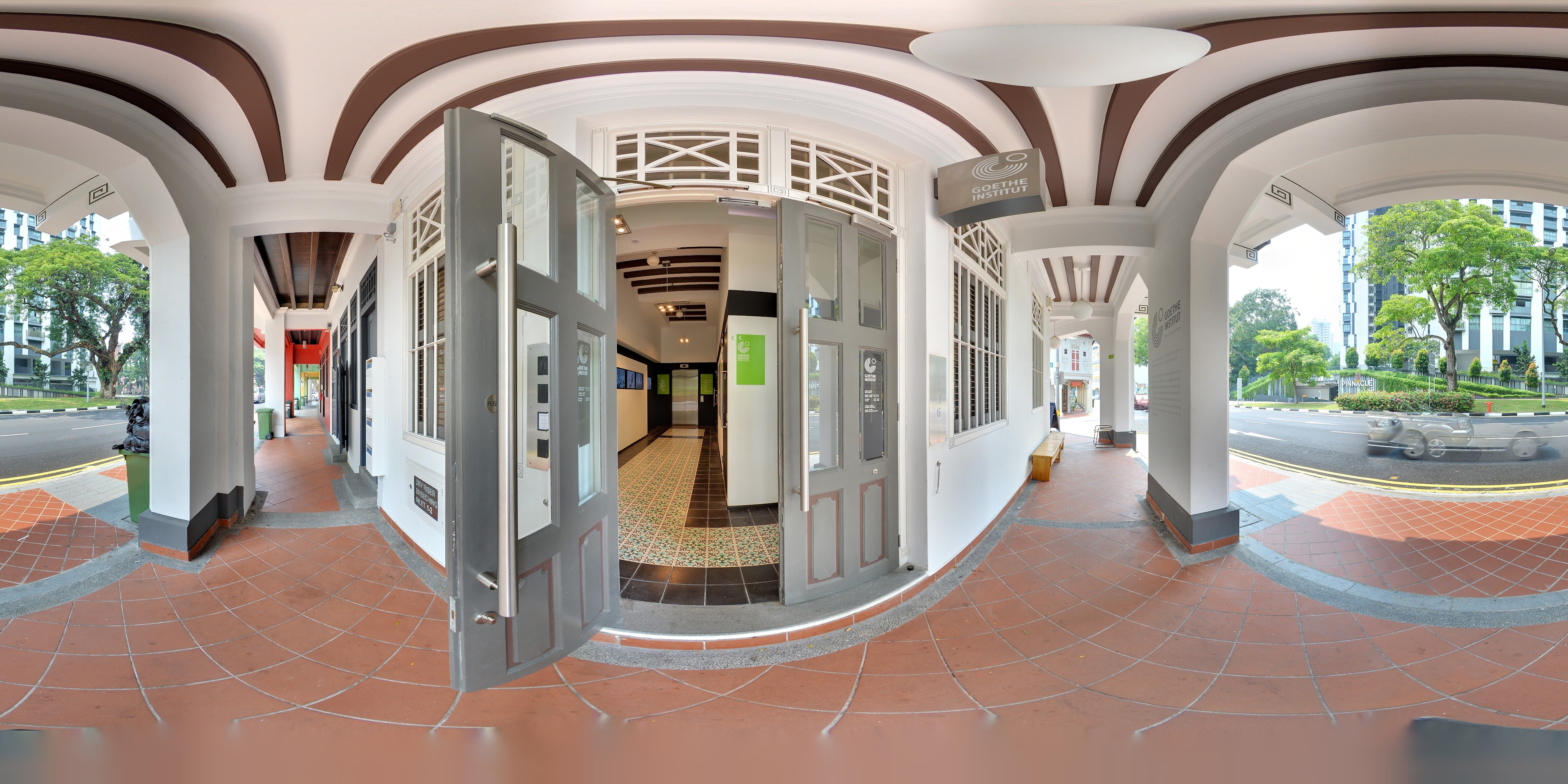 Modern Architecture with Columns